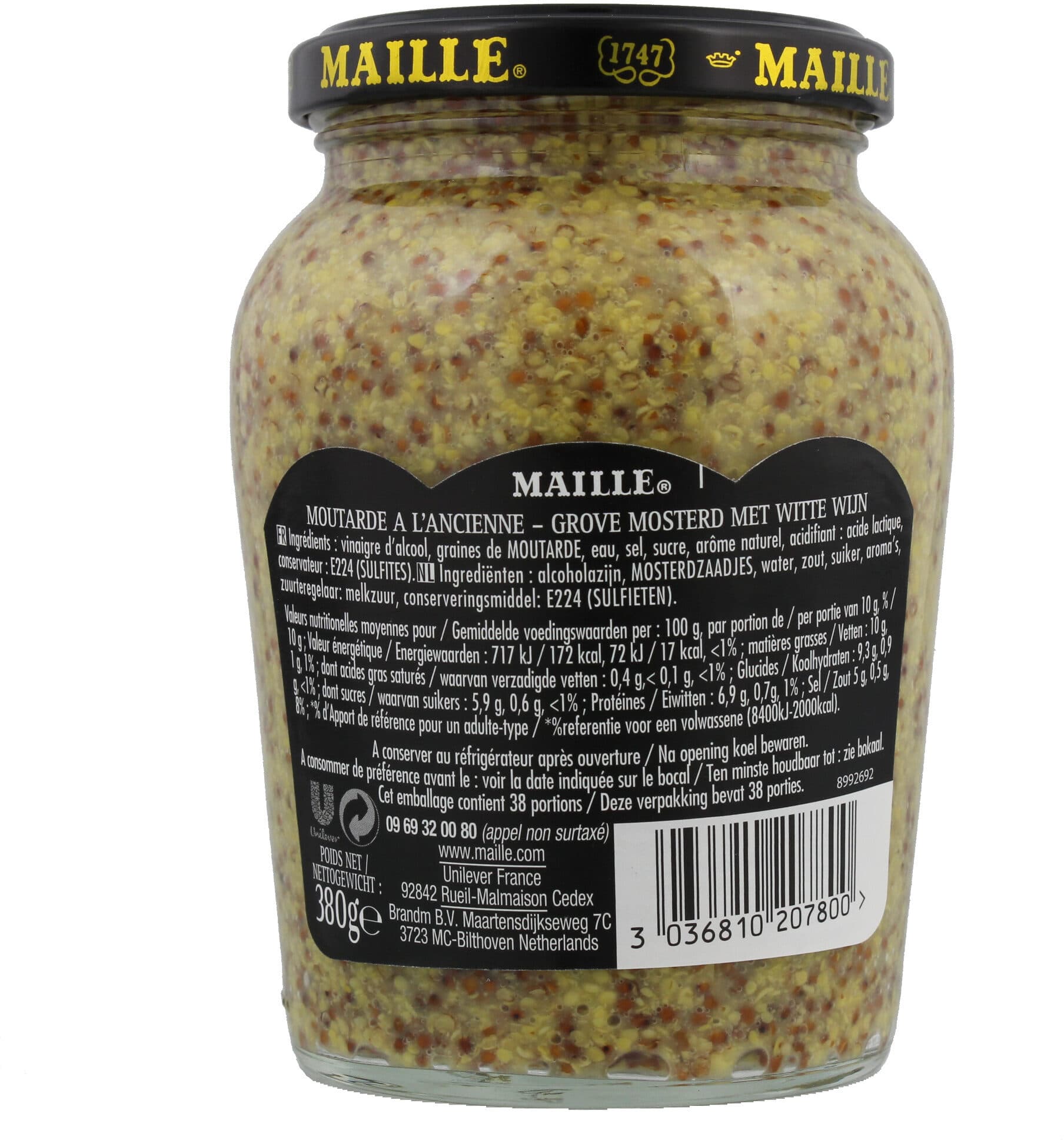 Maille Senf grobkörnig | à l‘Ancienne | Grove Mustard packshot