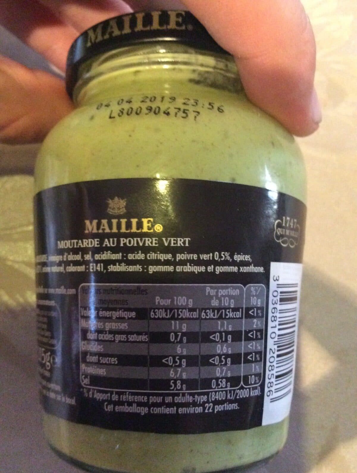 Maille Senape al Pepe Verde packshot