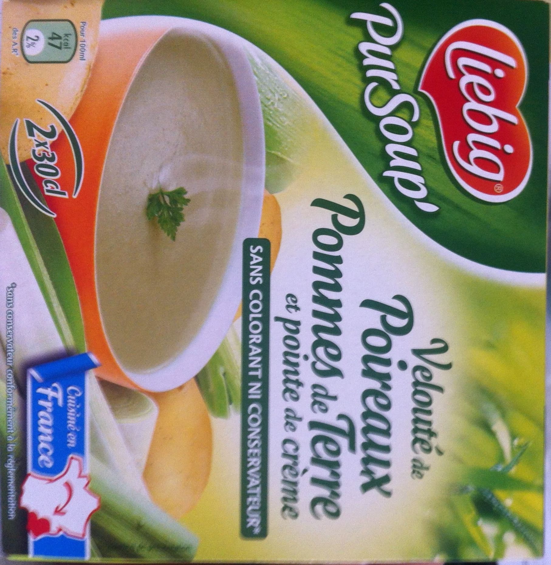 Liebig Velouté de Poireaux Pommes de Terre et Pointe de Crème packshot