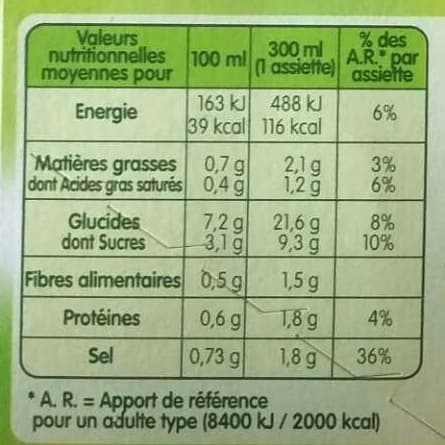 Liebig PurSoup' Velouté de Tomates packshot
