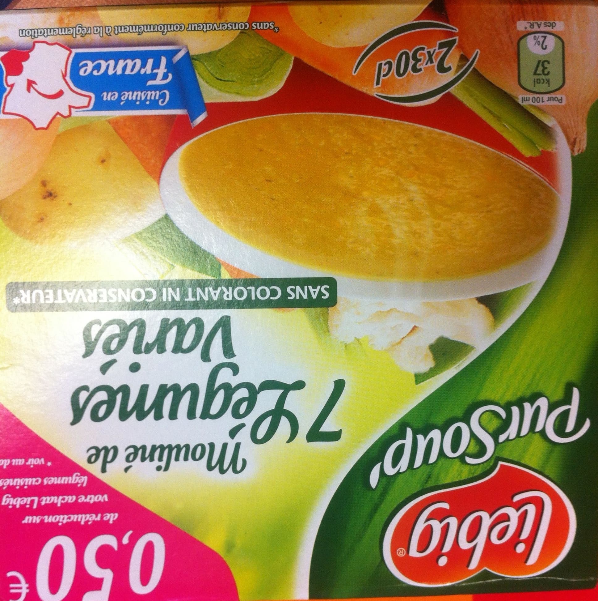 Liebig Pur Soup' - Mouliné de 7 légumes variés packshot