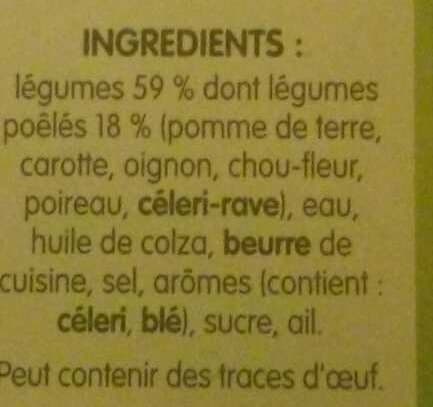 Liebig Pur Soup' Velouté de légumes poêlés packshot