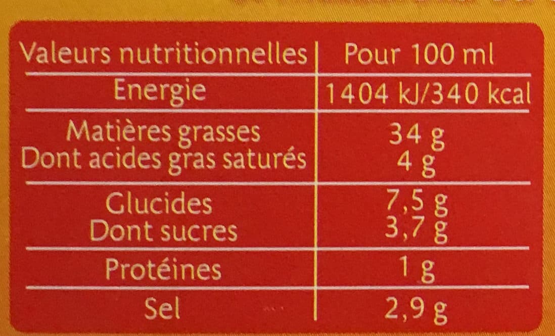 Lesieur Sauce Salade à la Provençale aux herbes de Provence packshot