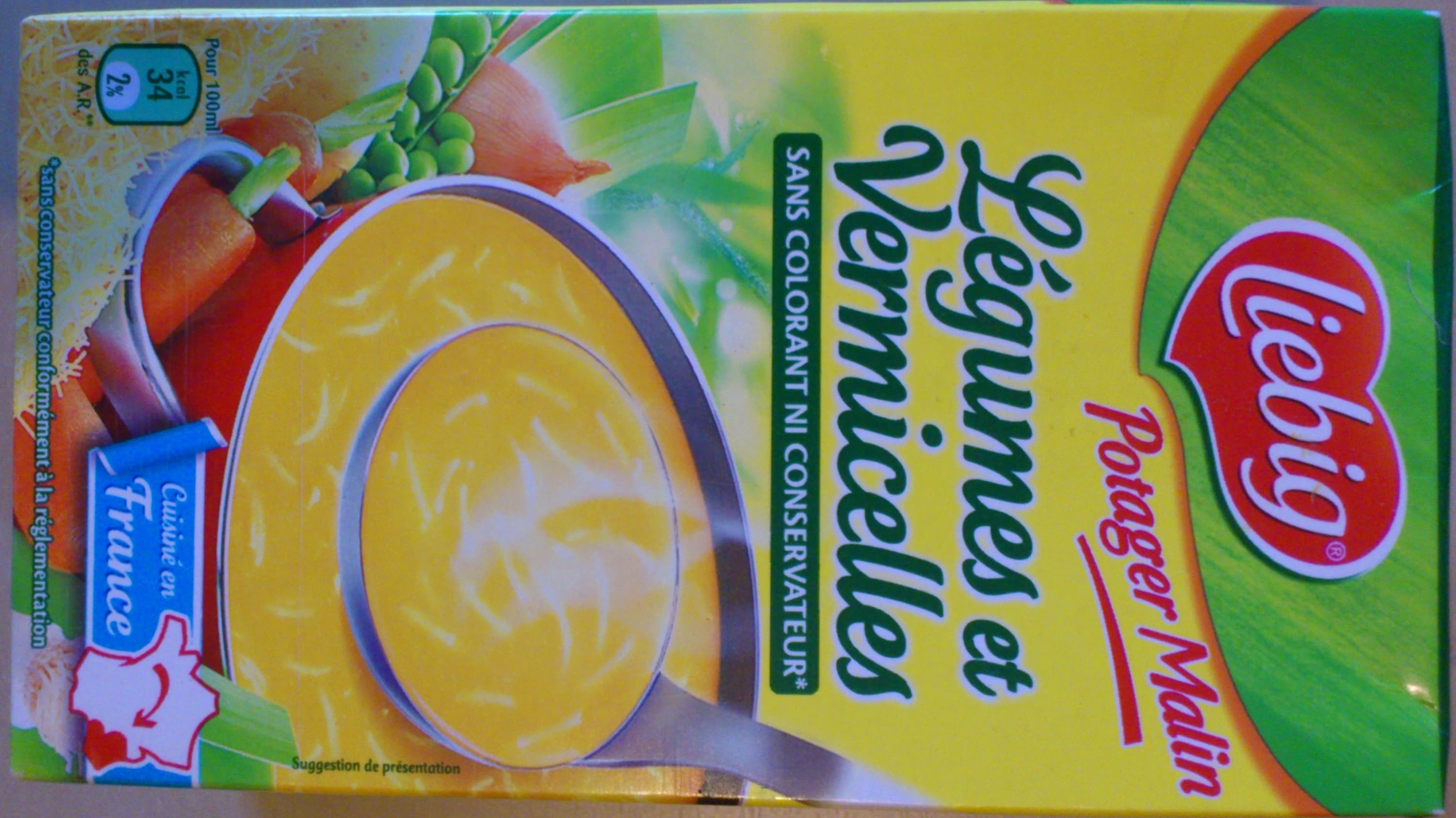 Liebig Légumes et Vermicelles packshot