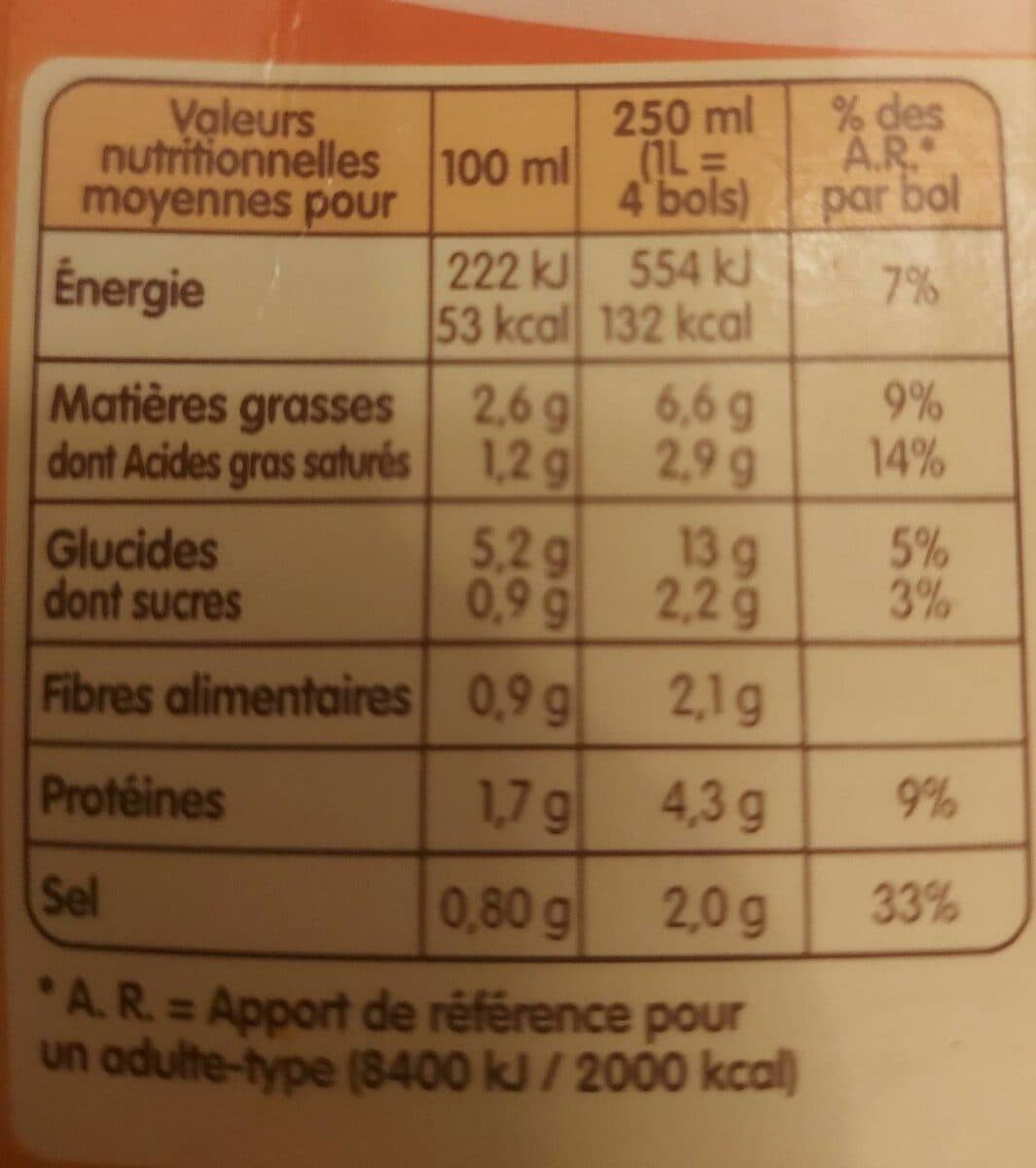 Liebig Fondue de Poireaux aux St Jacques packshot