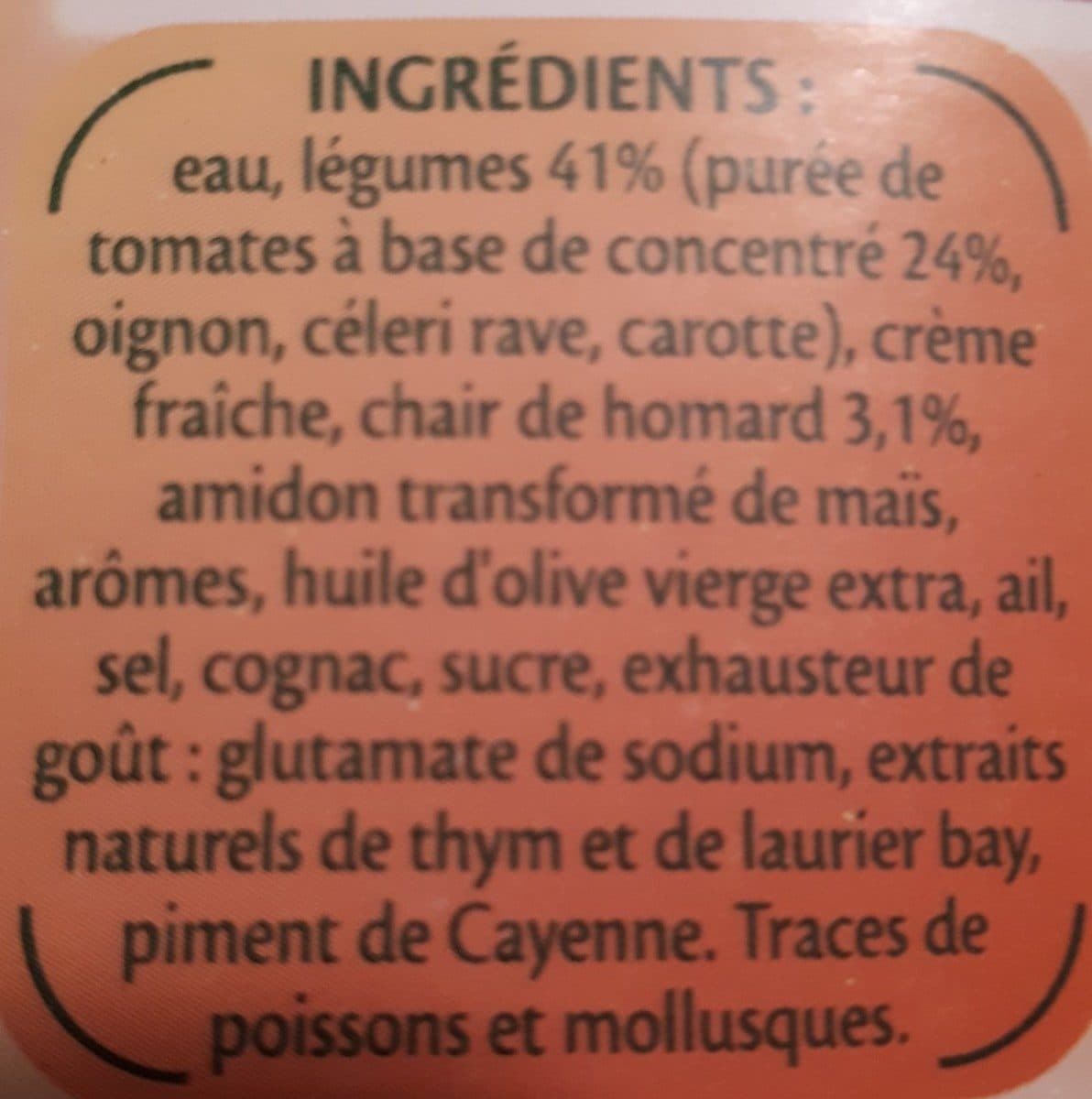 Liebig Délice de homard à l'amoricaine packshot