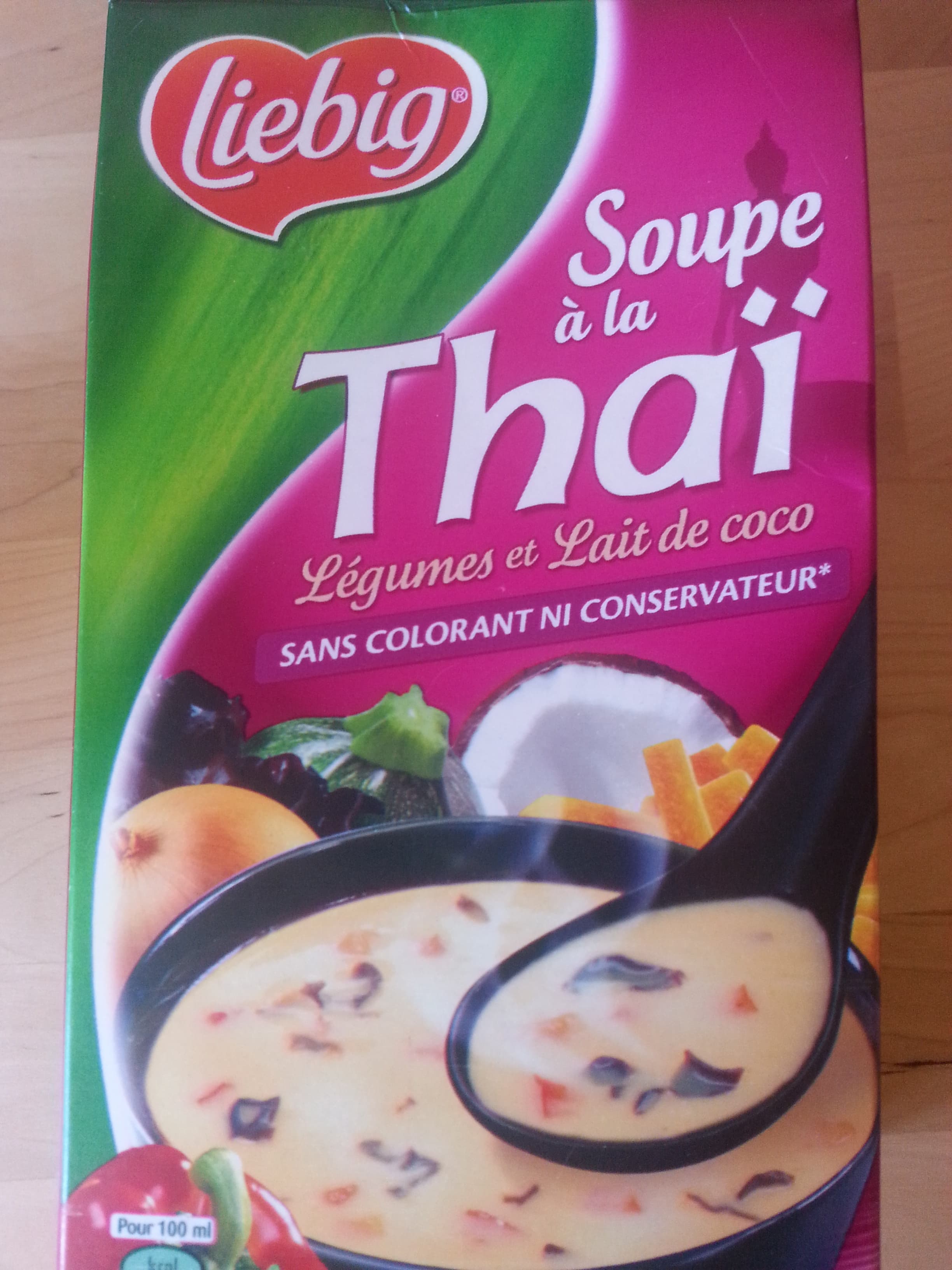 Liebig Soupe à la thaï, légumes et lait de coco packshot