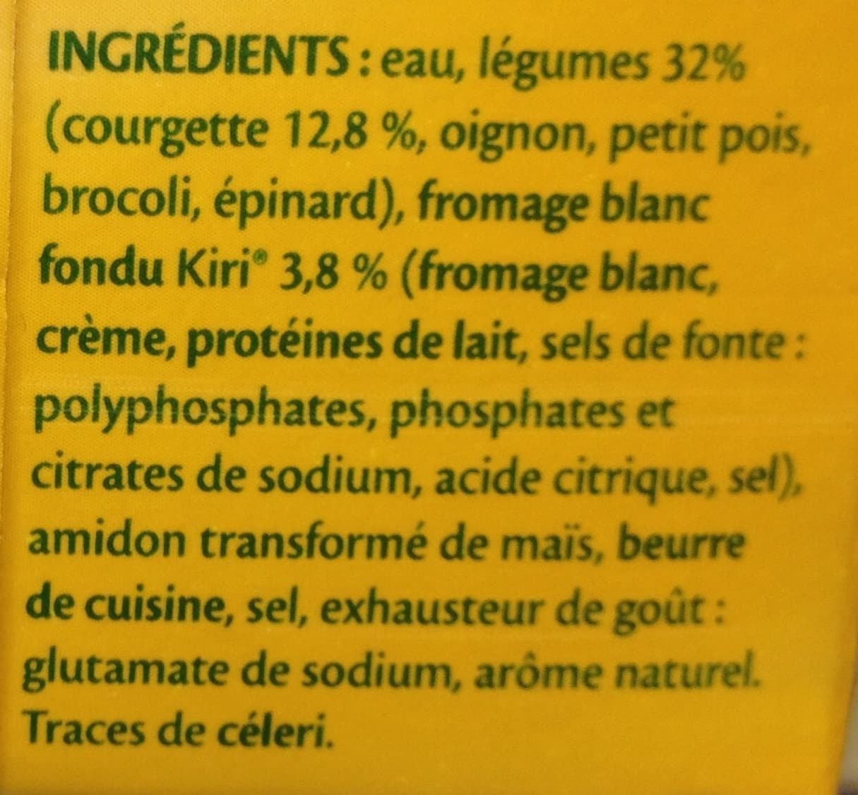 Liebig Soupe doux plaisir légumes et kiri packshot
