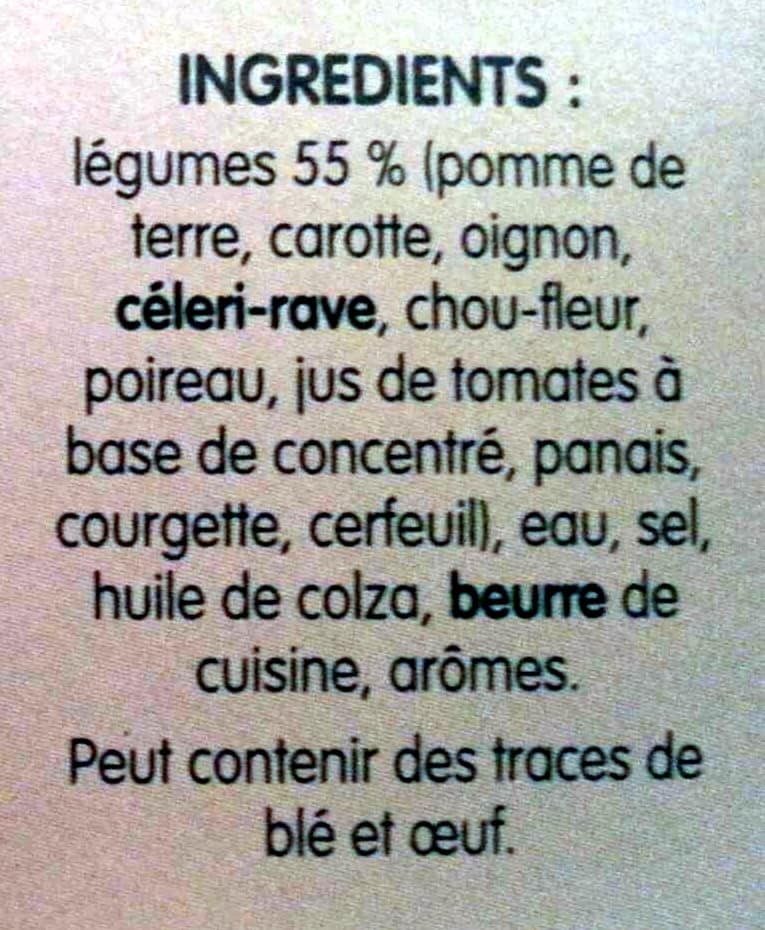 Liebig Pur Soup' Mouliné de 10 légumes variés packshot