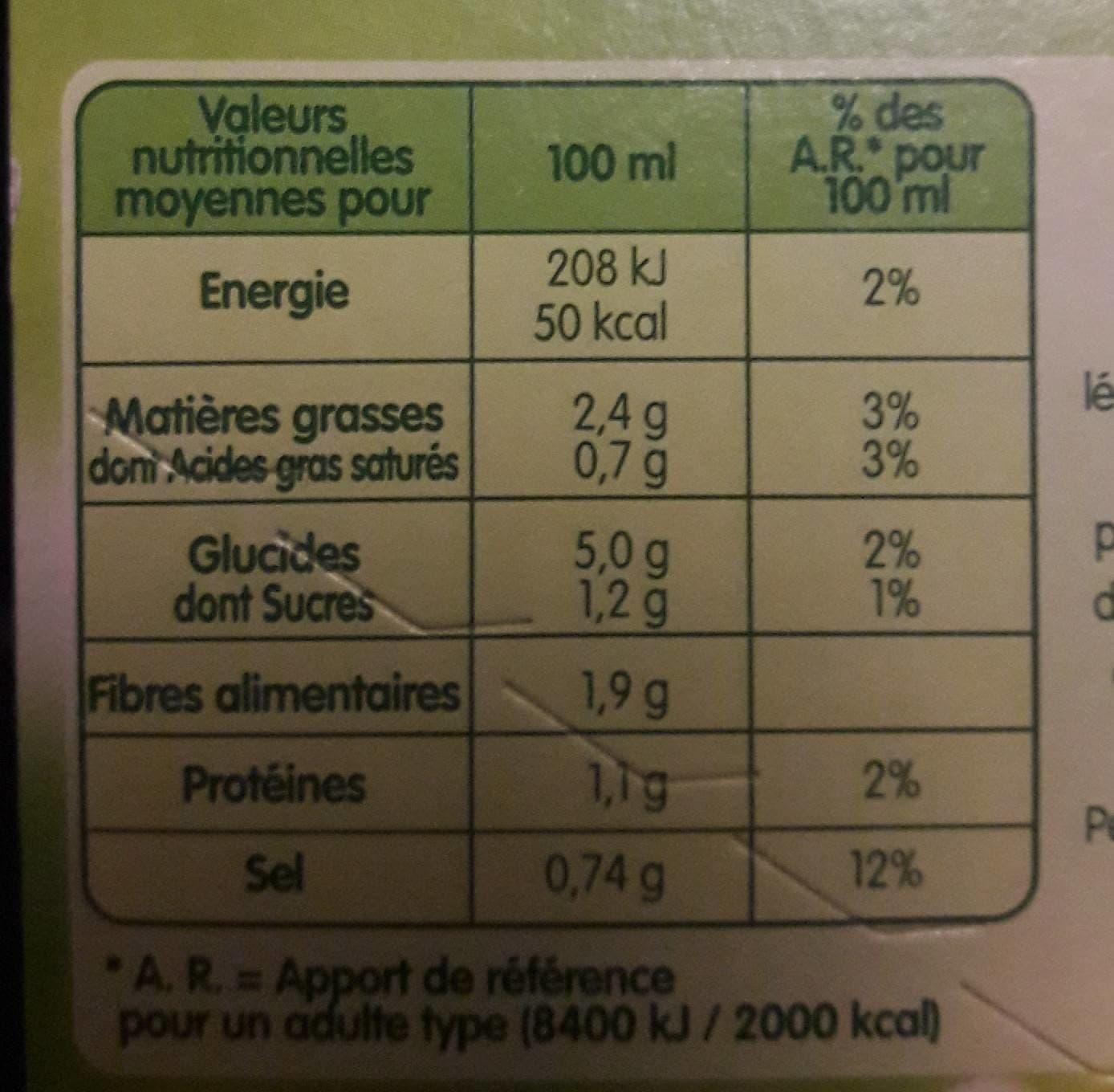 Liebig Pur Soup' Velouté de légumes poêlés packshot