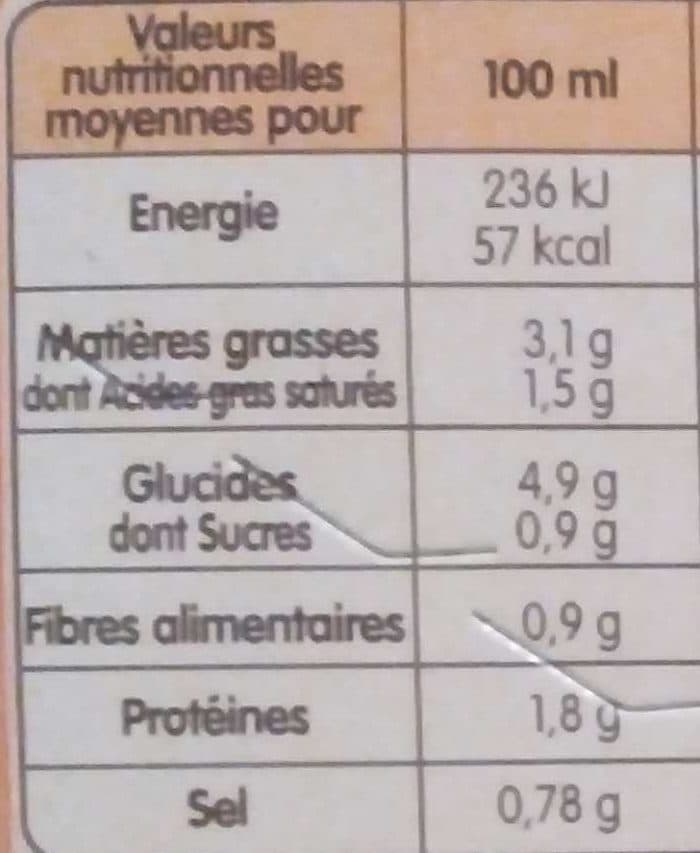 Liebig Fondue de Poireaux aux St Jacques packshot