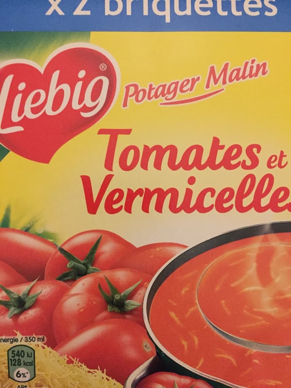 Liebig Tomates et Vermicelles packshot