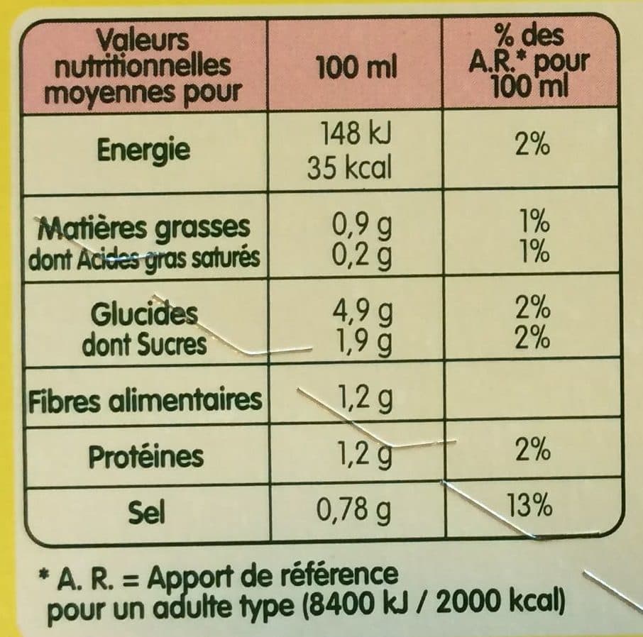 Liebig Tomates et Vermicelles packshot
