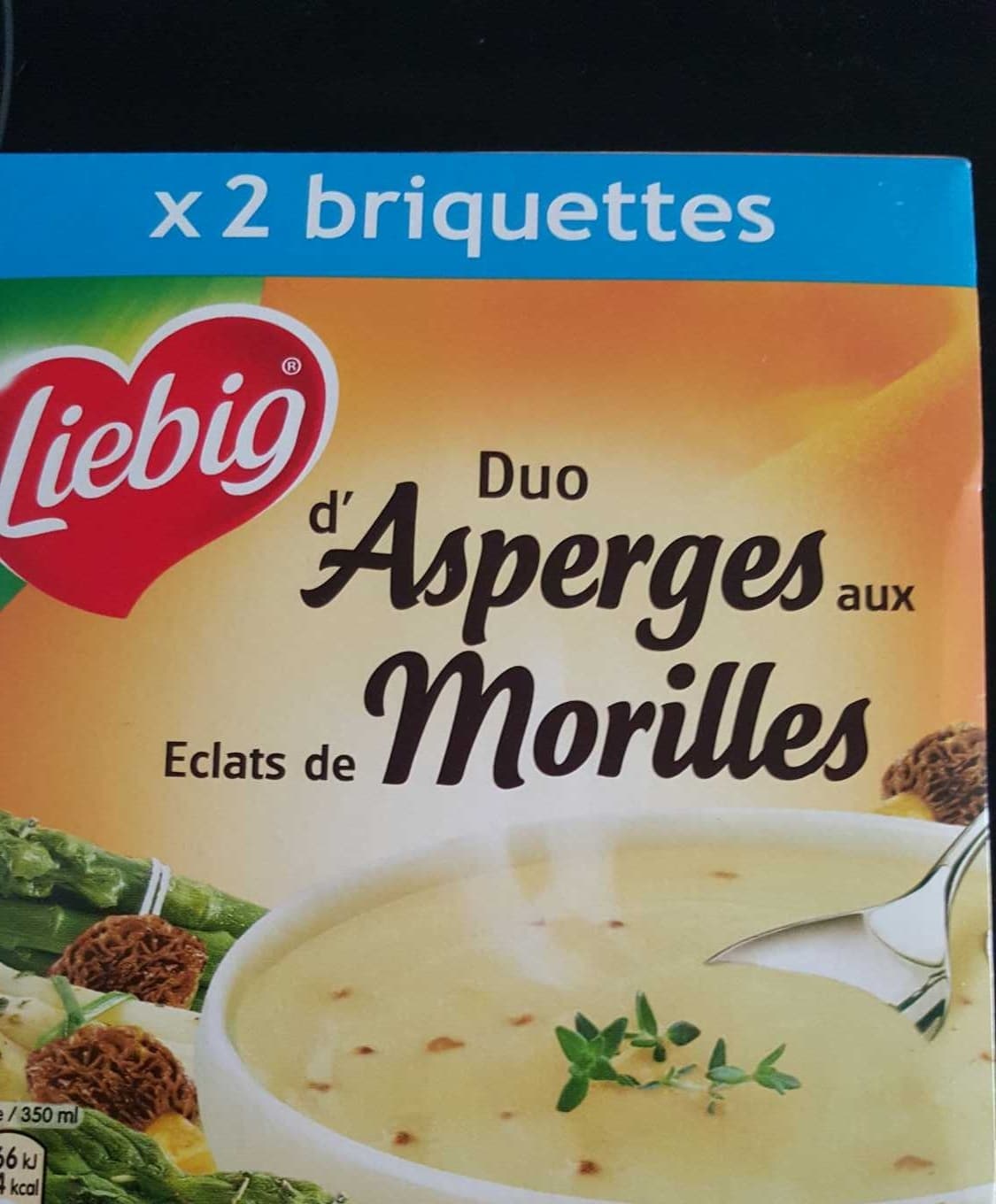 Liebig Duo d'Asperges aux Éclats de Morilles packshot