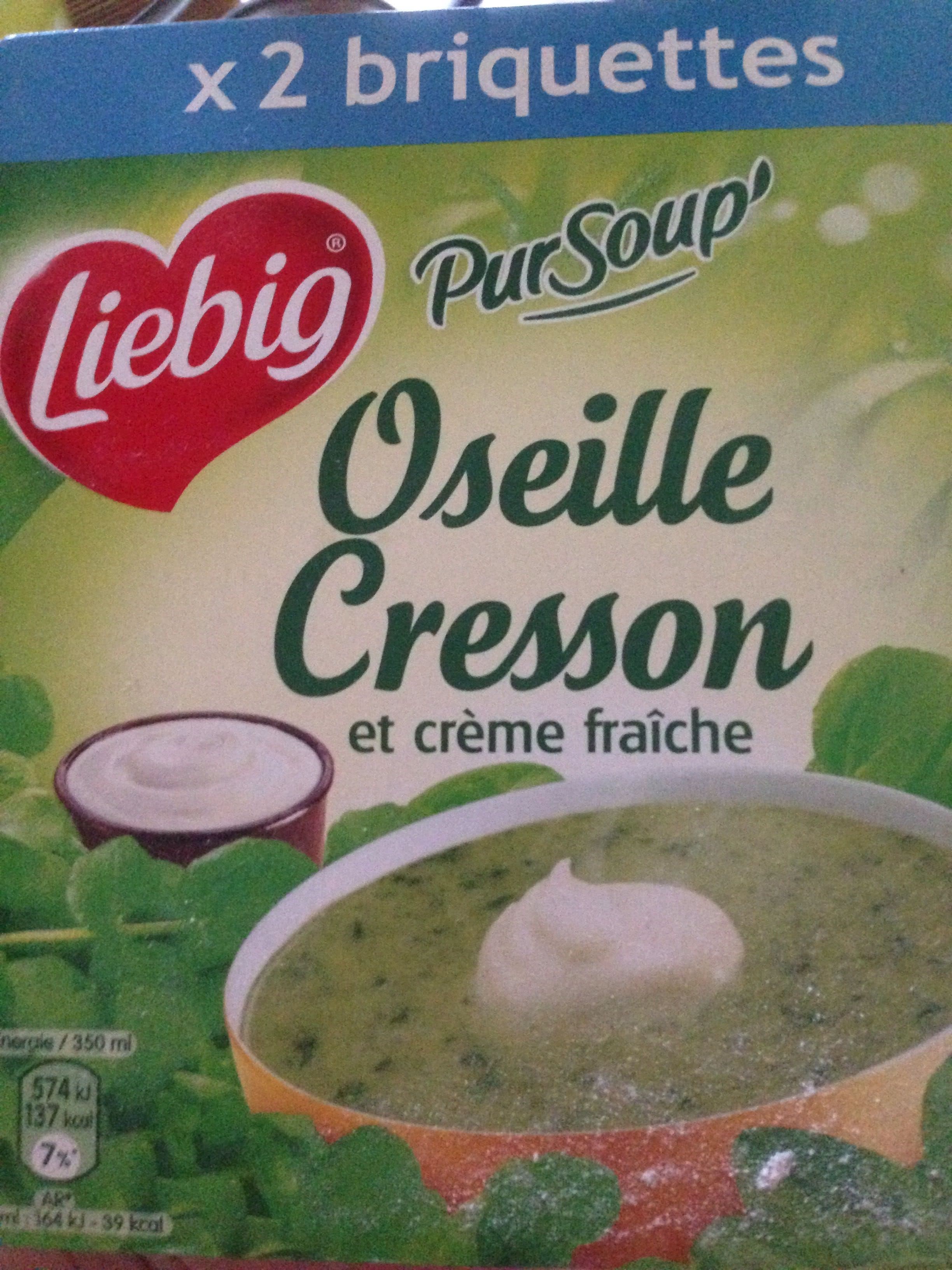 Liebig PurSoup' Oseille Cresson et crème fraîche packshot