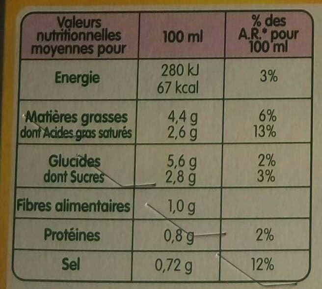 Liebig 8 Légumes à la Crème fraîche packshot