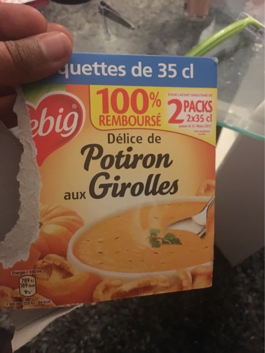 Liebig Delice de potiron aux girolle liebig 2x35c packshot