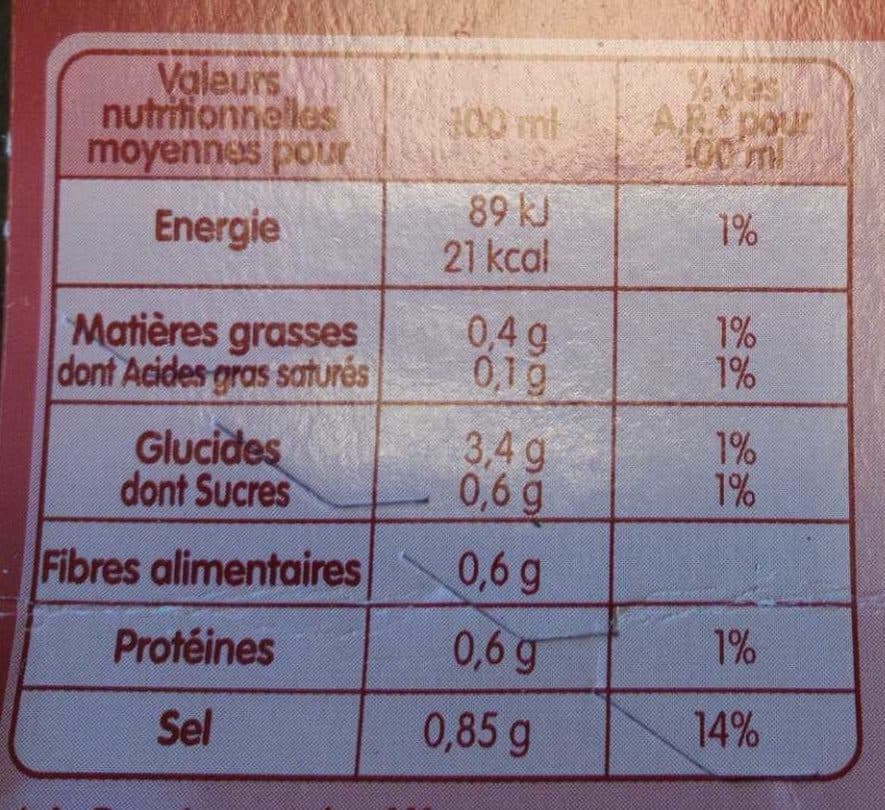 Liebig Soupe à la chinoise légumes et vermicelles packshot