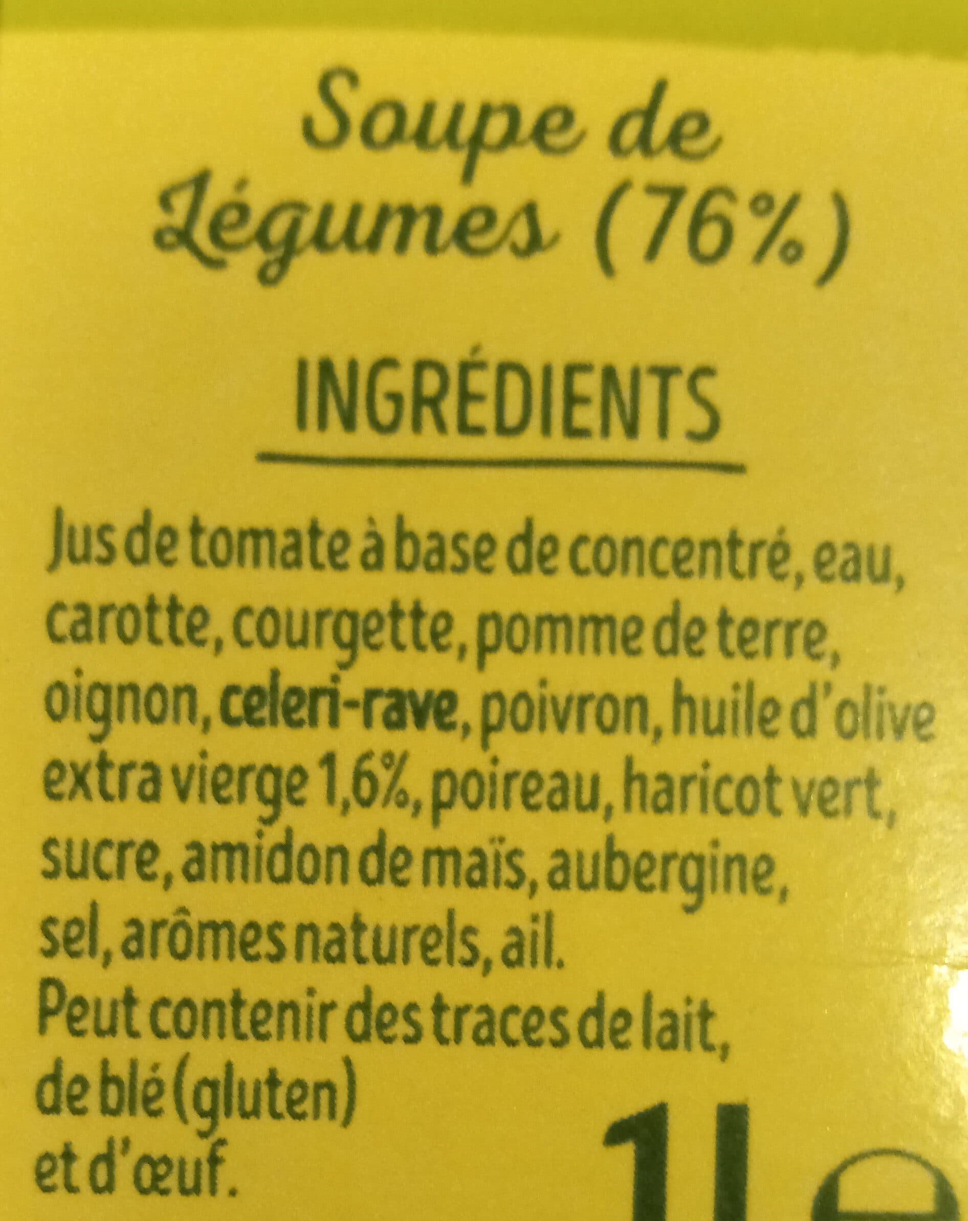 Liebig Pur Soup' - Velouté de légumes du soleil packshot