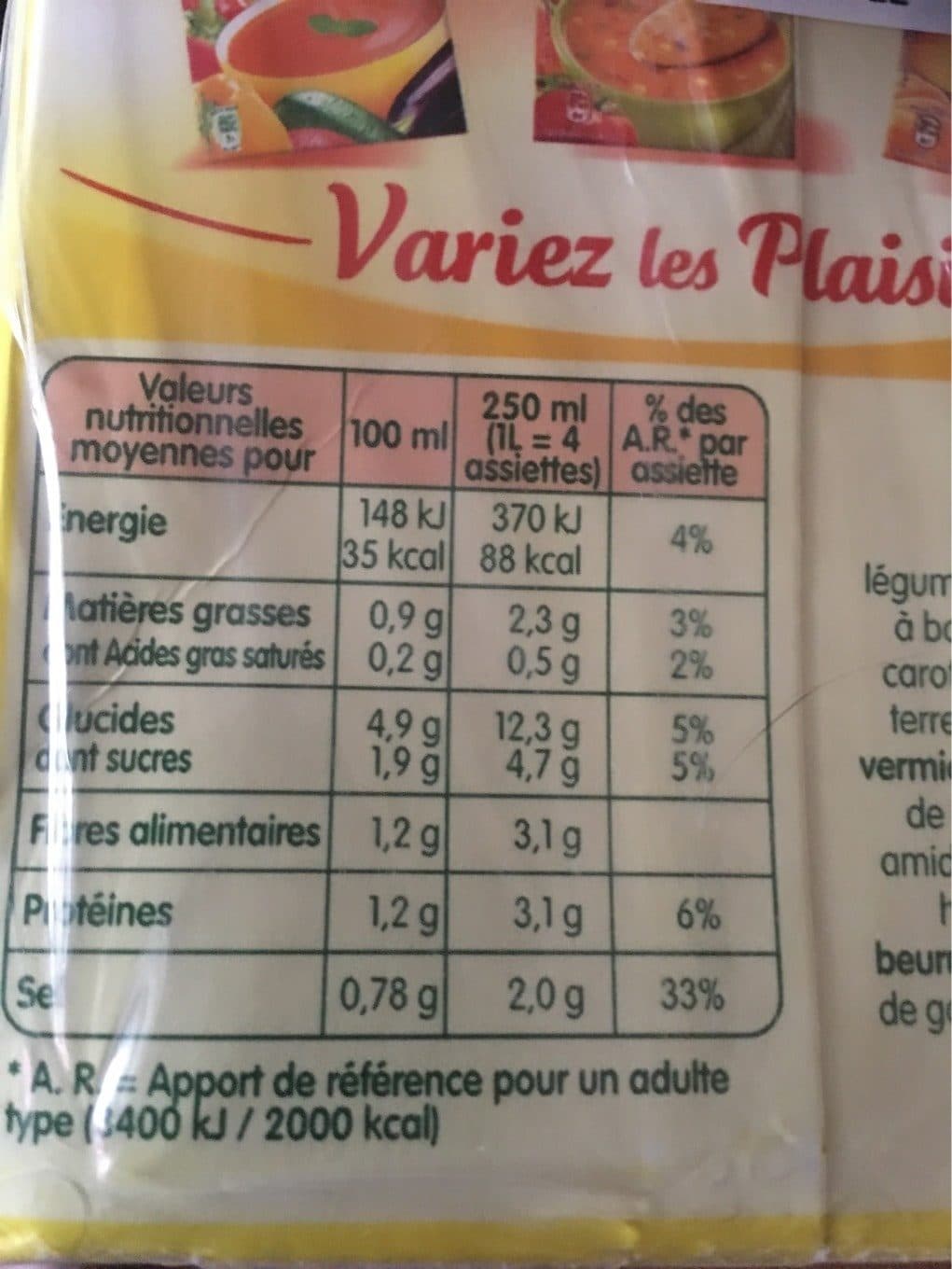 Liebig Soupe Potager Malin Liebig Tomate/vermicelles 2x1L packshot