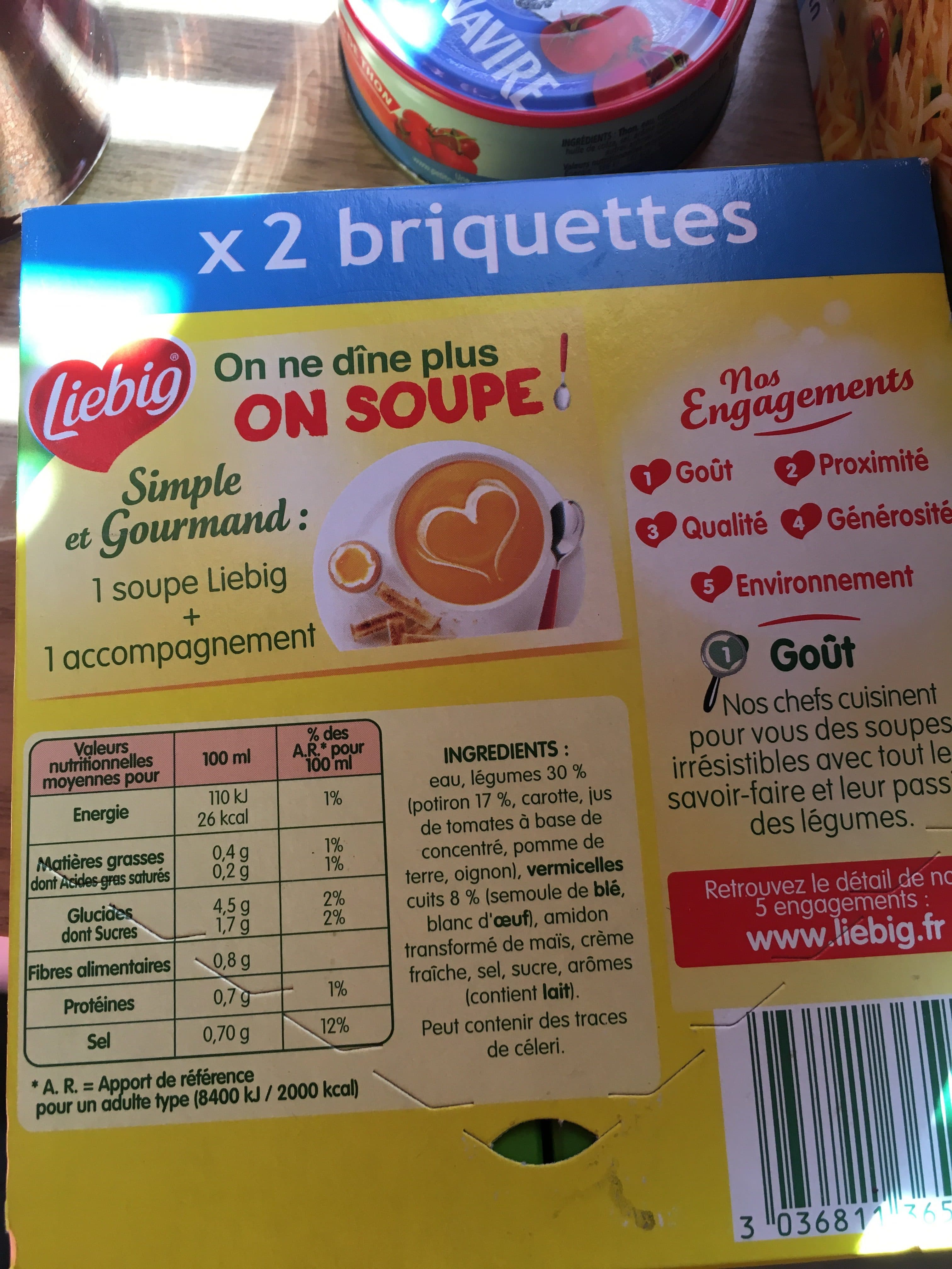 Liebig Potiron et vermicelles packshot