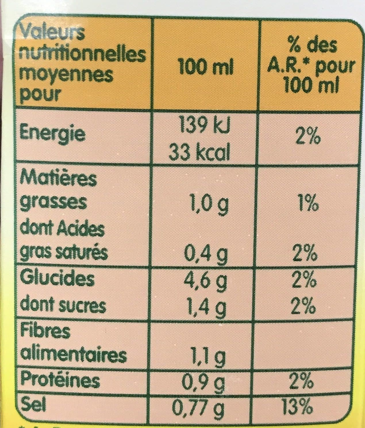 Liebig Soupe Légumes et Vermicelles packshot