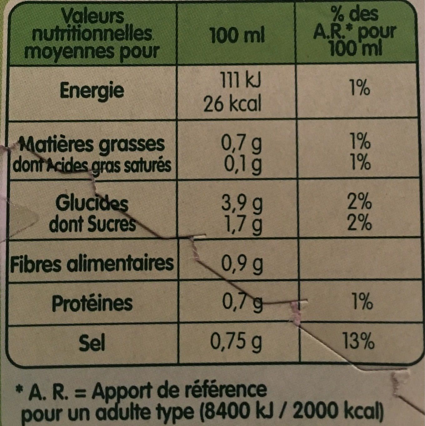 Liebig Pursoup' velouté de légumes & tomates packshot
