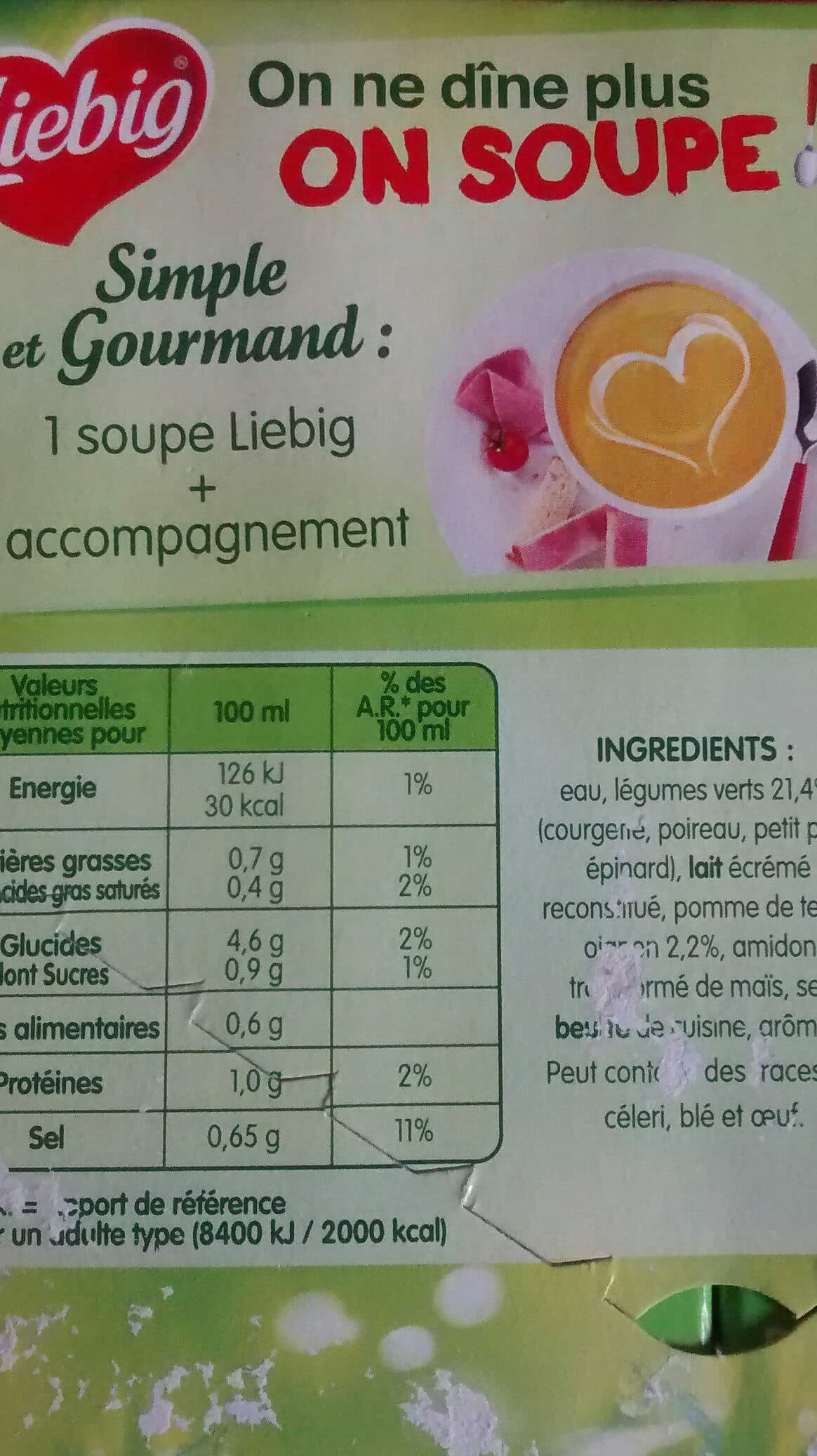Liebig Velouté de Légumes Verts packshot