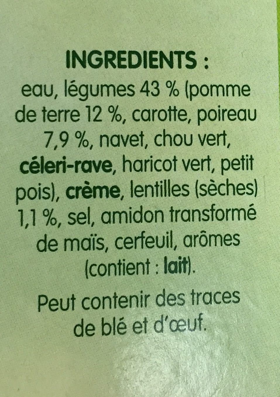 Liebig PurSoup' Mouliné de Légumes d'Hiver packshot