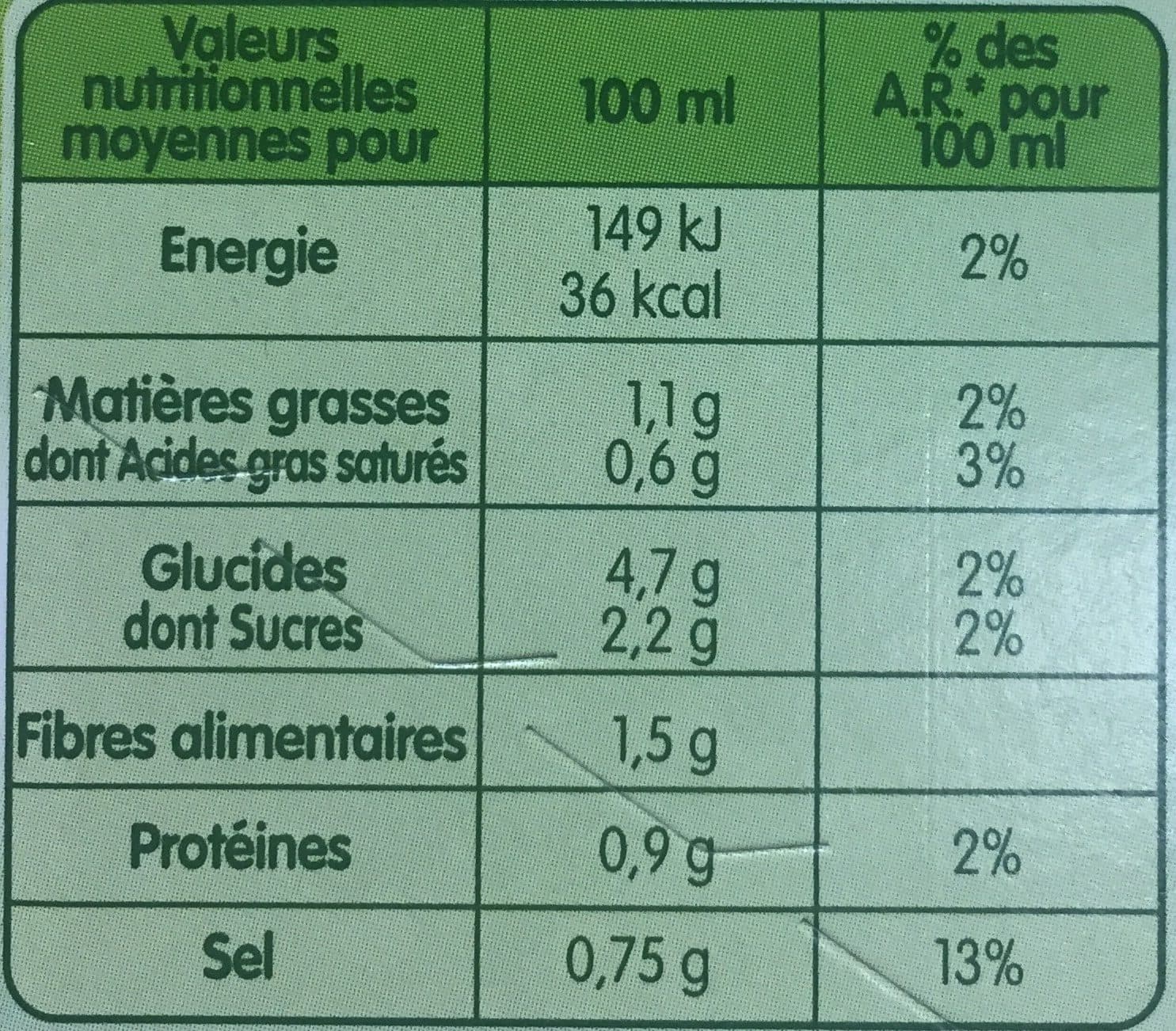 Liebig Velouté de Carottes packshot