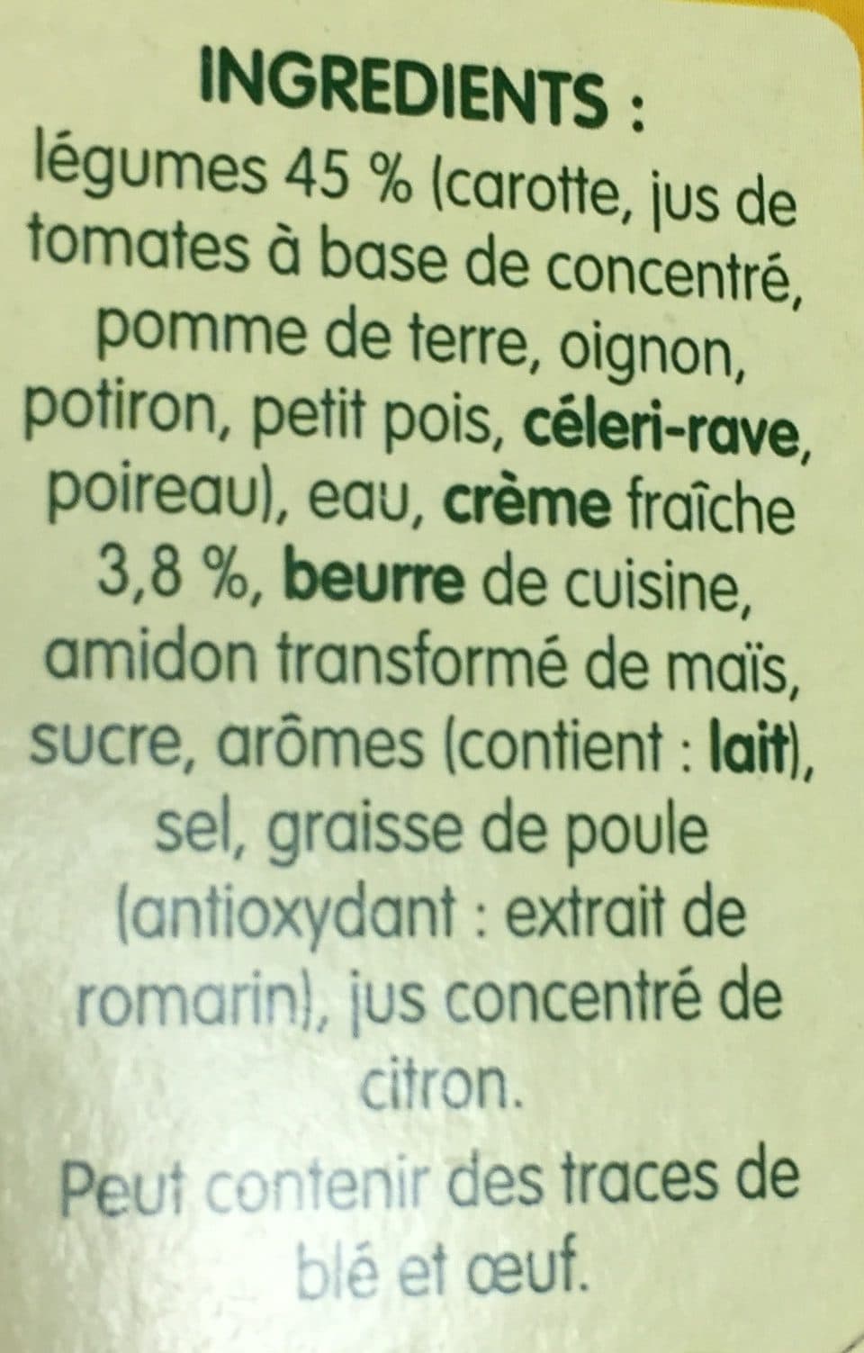Liebig 8 legumes a la creme fraiche packshot