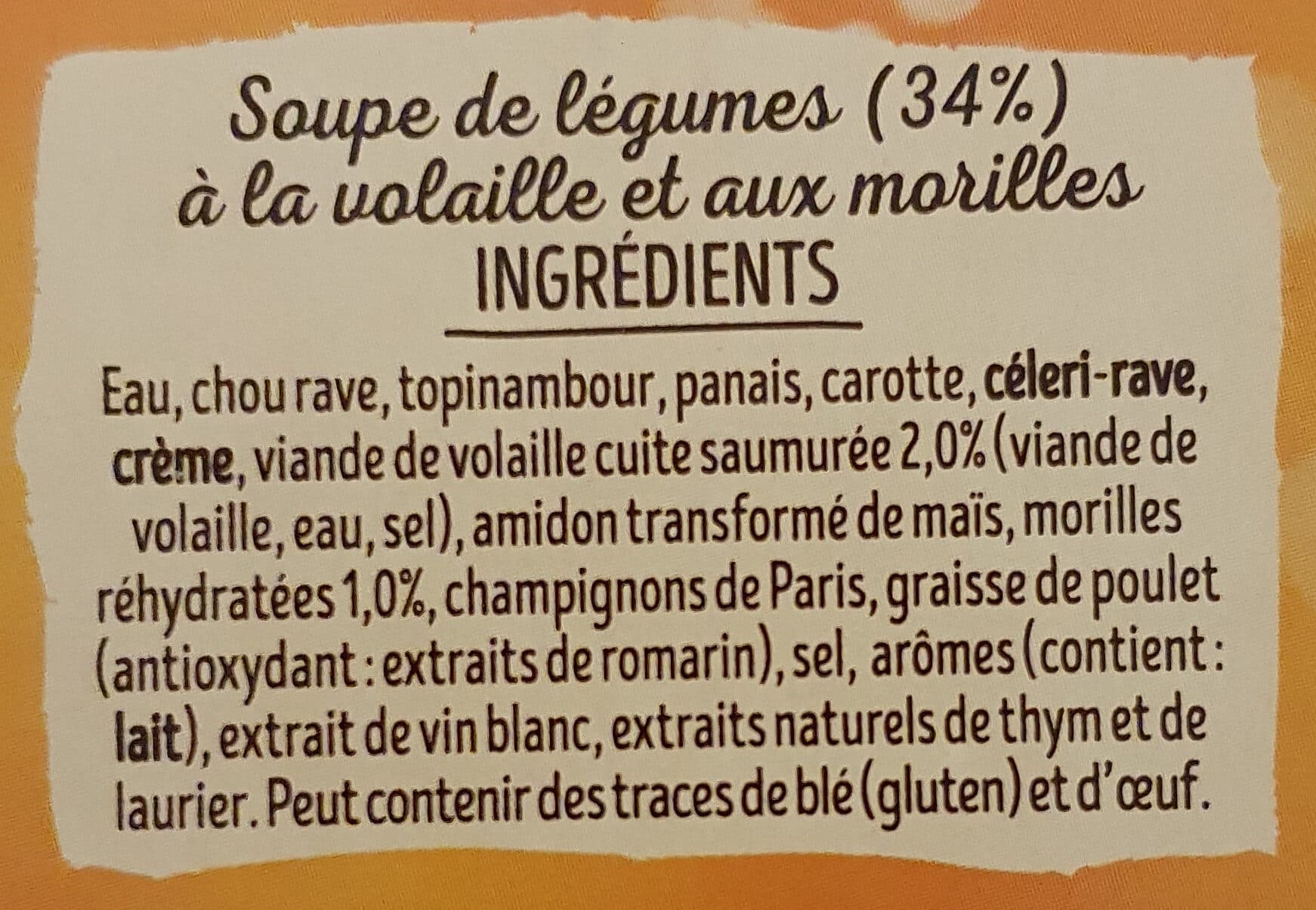 Liebig Suprême de Volaille aux Morilles packshot