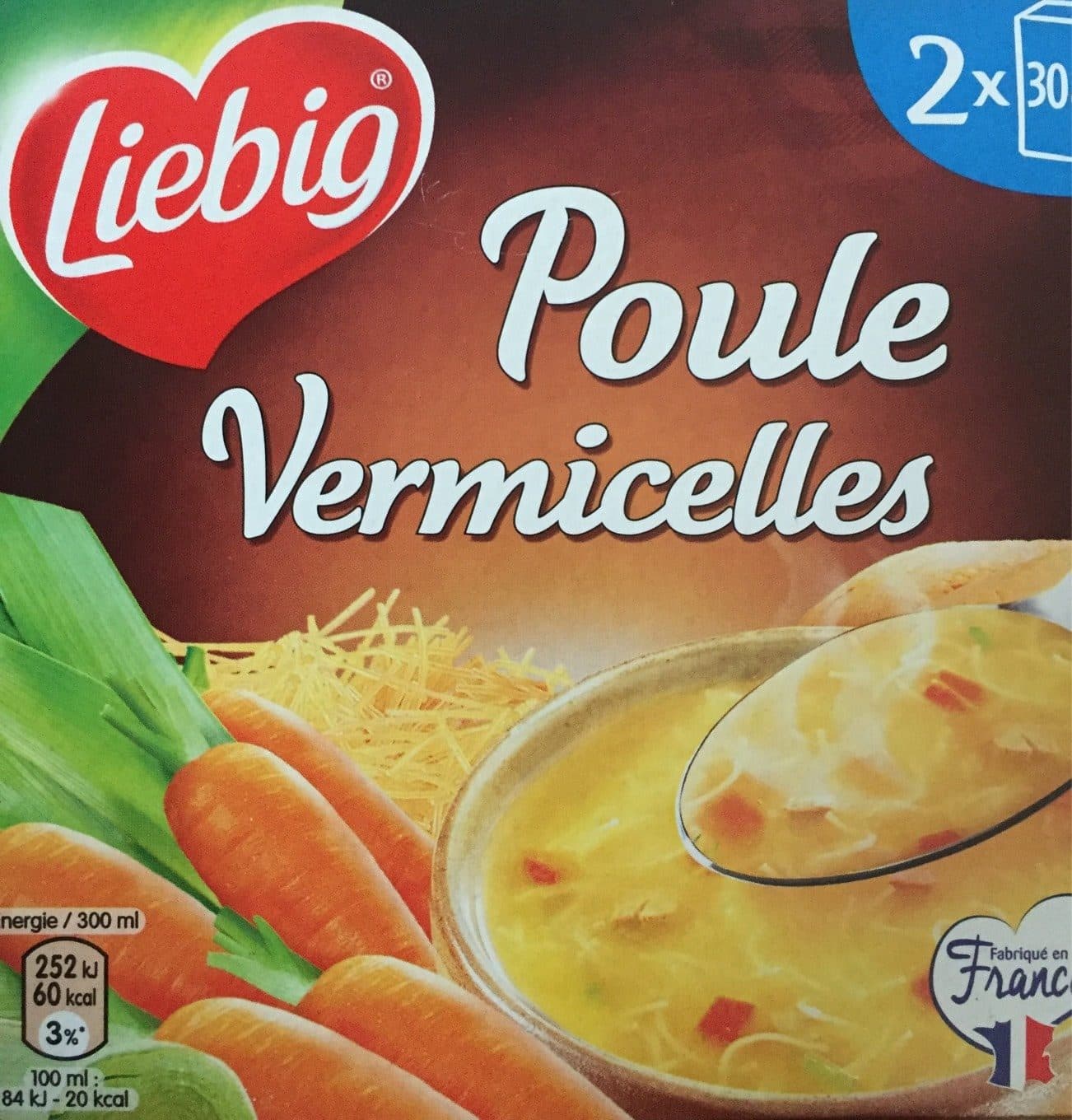 Liebig Poule vermicelles packshot