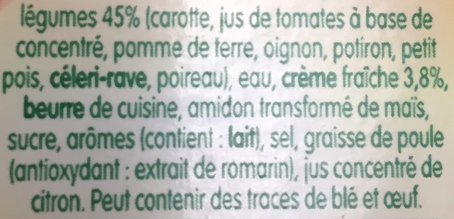 Liebig 8 légumes à la crème fraîche packshot