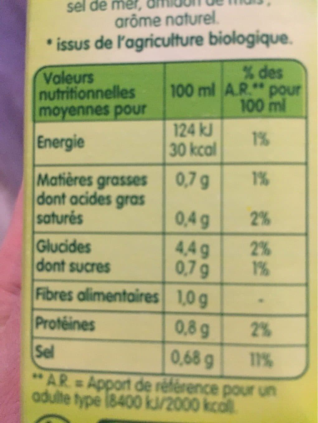 Liebig Mouliné de légumes bio packshot