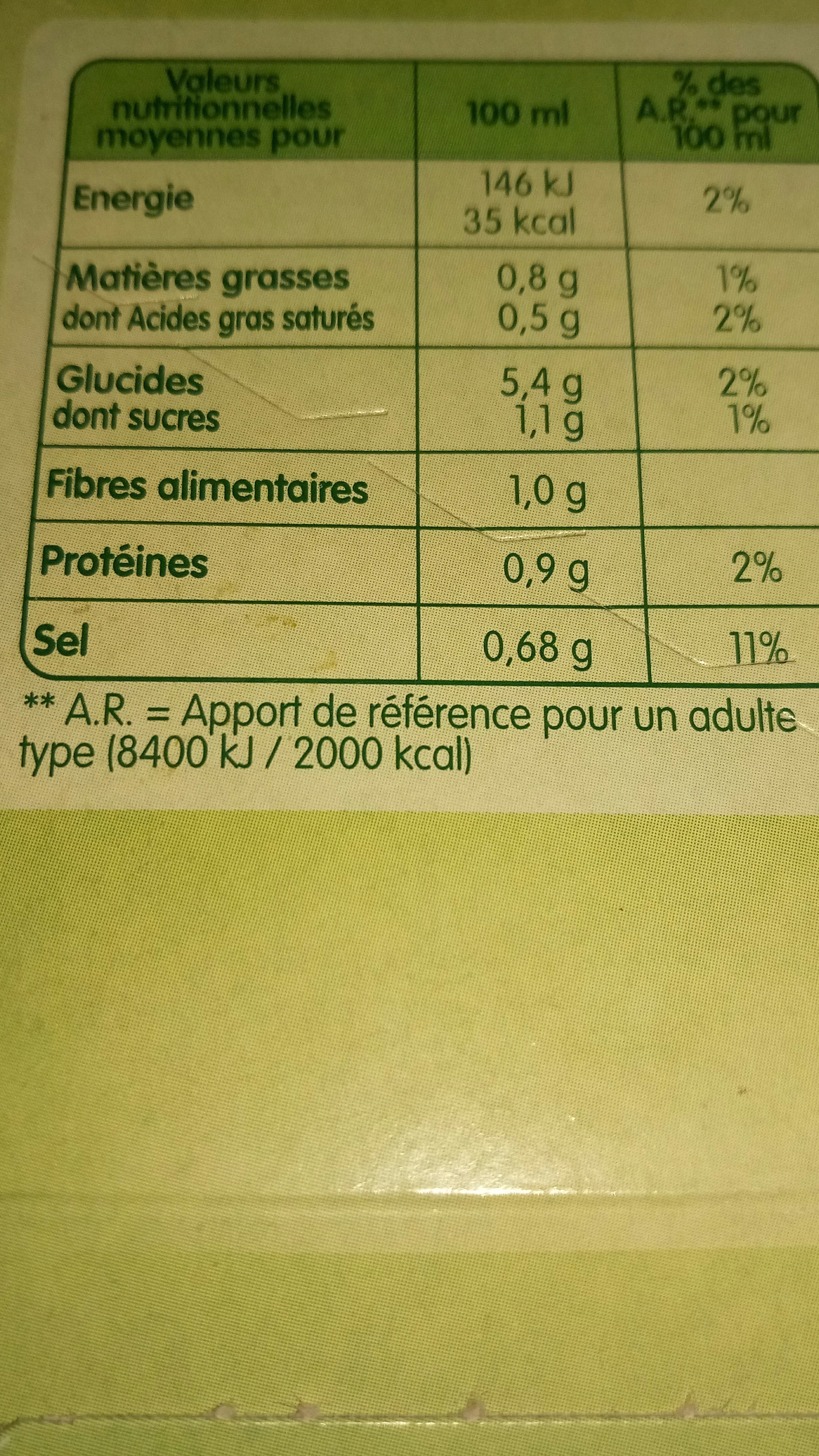 Liebig Velouté légumes & quinoa bio packshot
