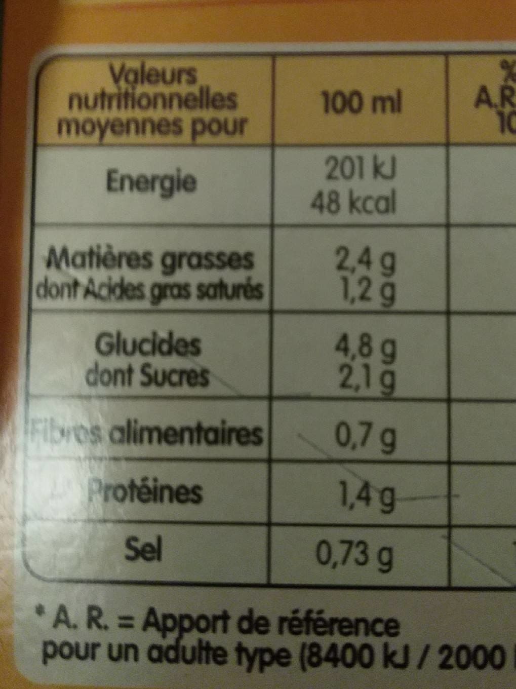 Liebig Delice de tomate et mozzarella packshot
