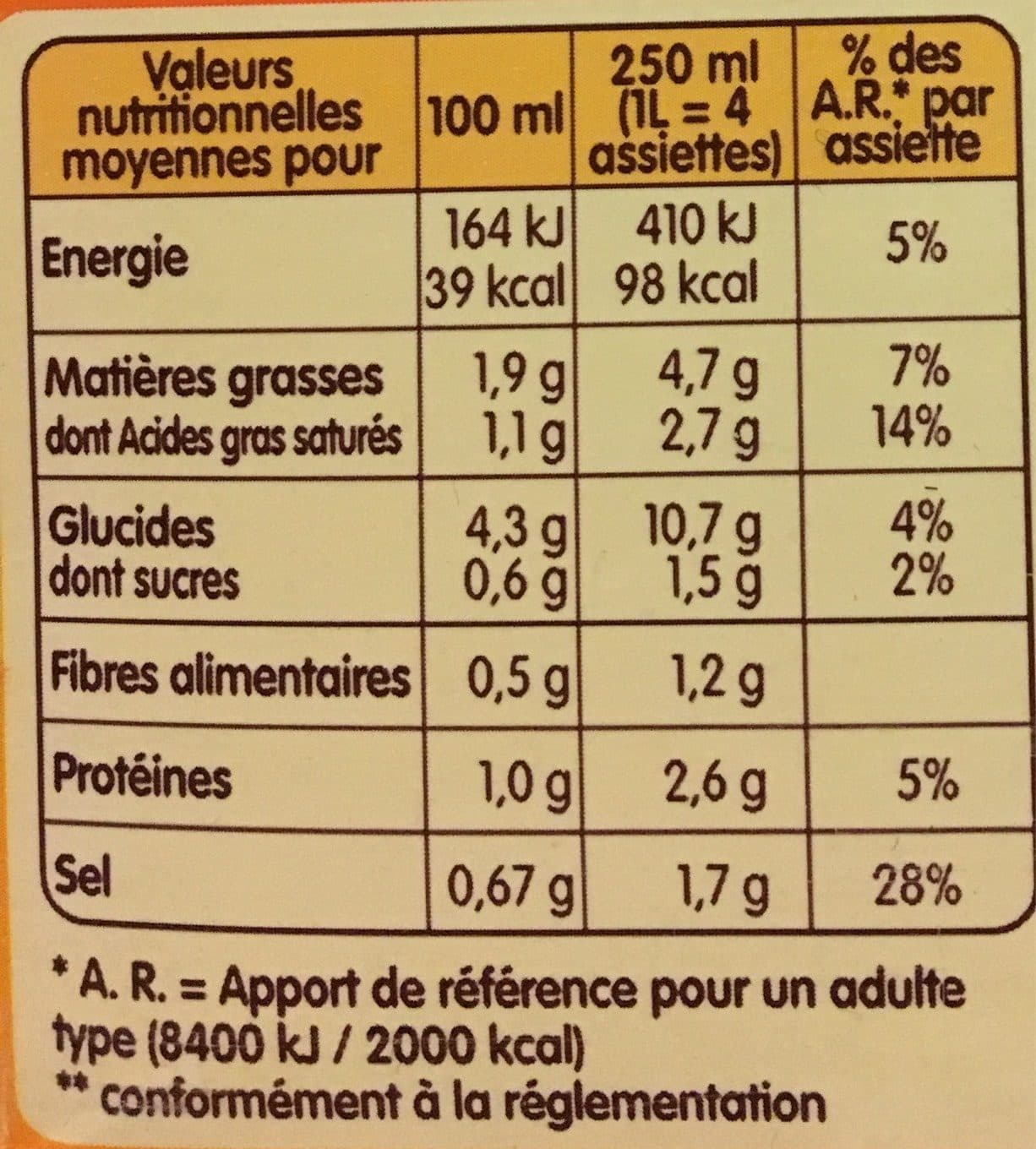 Liebig Délice de champignons et Boursin® packshot