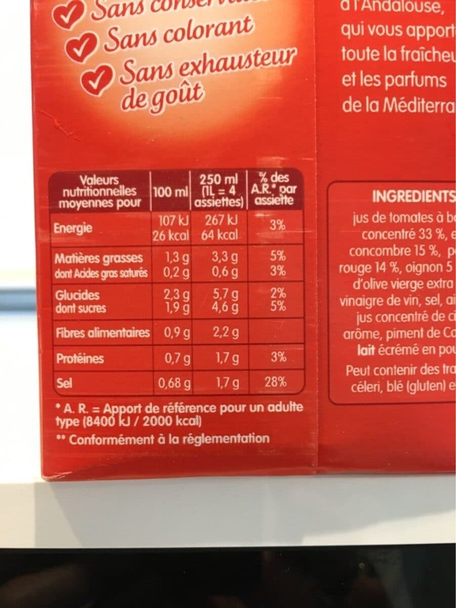 Liebig Gazpacho à l'Andalouse packshot