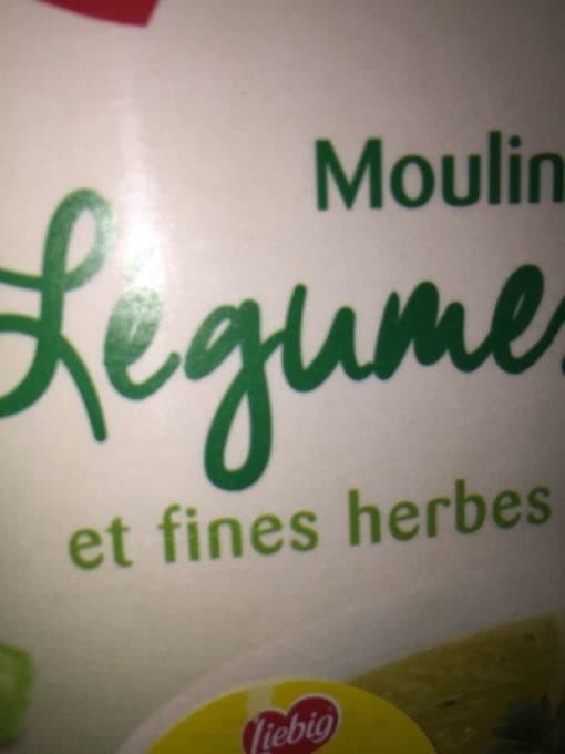Liebig Soupe Moulinée de Légumes et Fines Herbes packshot