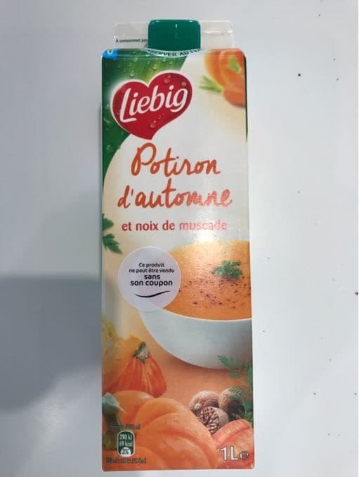 Liebig Soupe potiron/noix muscade packshot