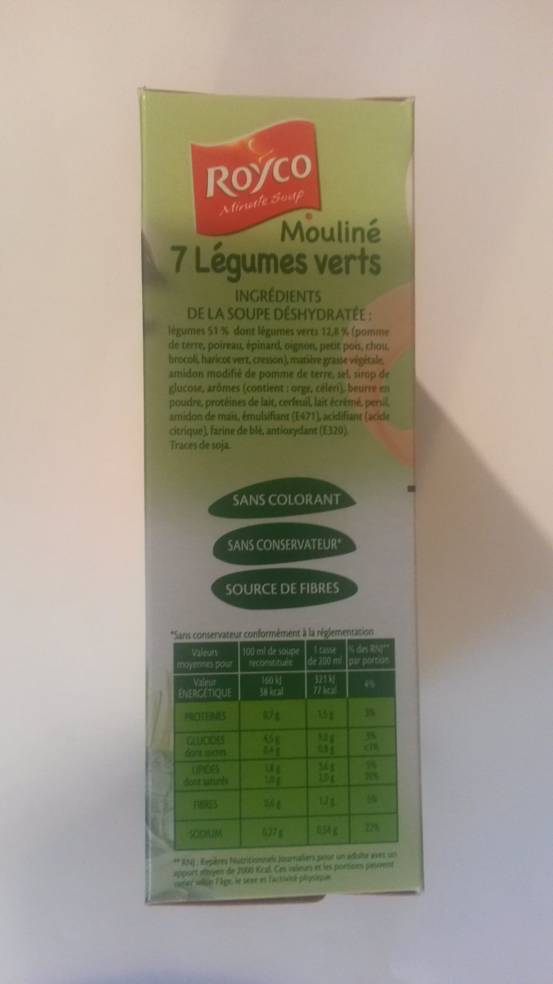 Royco Soupe instantanée mouliné 7 légumes verts packshot