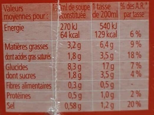 Royco Lot de 2 minute soup' delice de legumes & croutons royco packshot