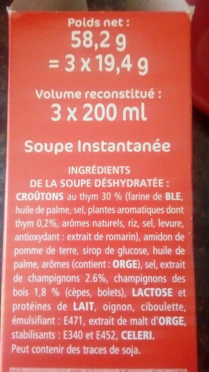 Campbells Forestière & croûtons packshot