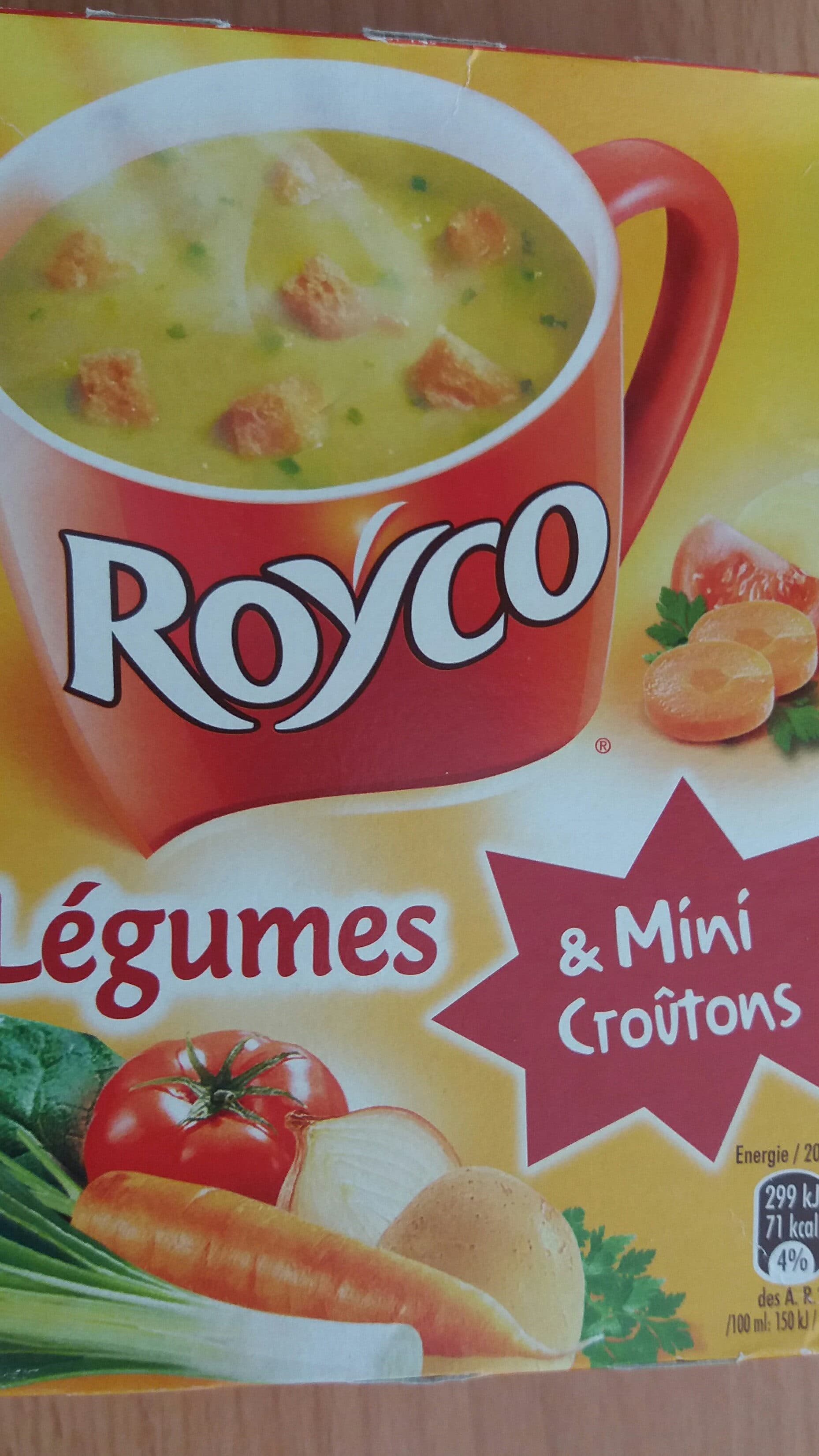 Royco Soupe légumes & Mini croûtons, Roco packshot
