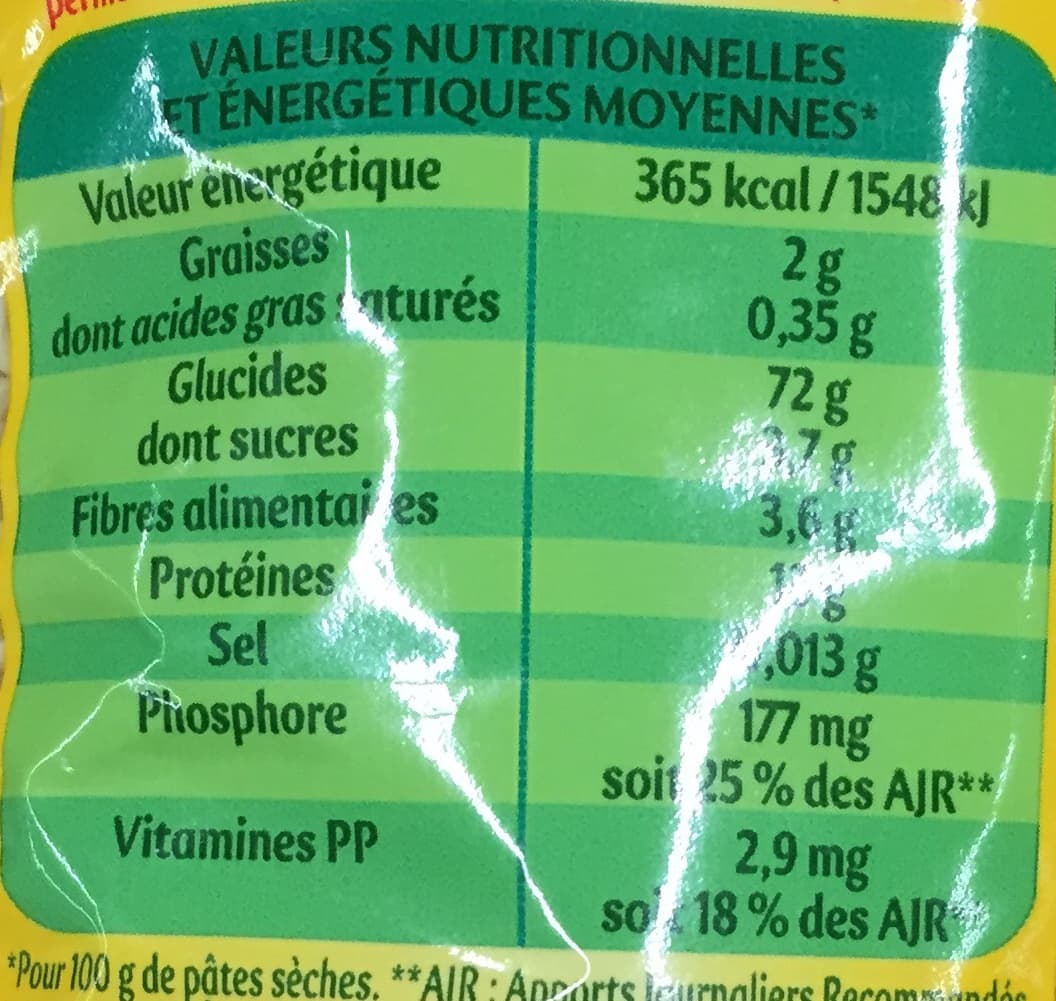 Panzani Les pâtes à compter ! packshot