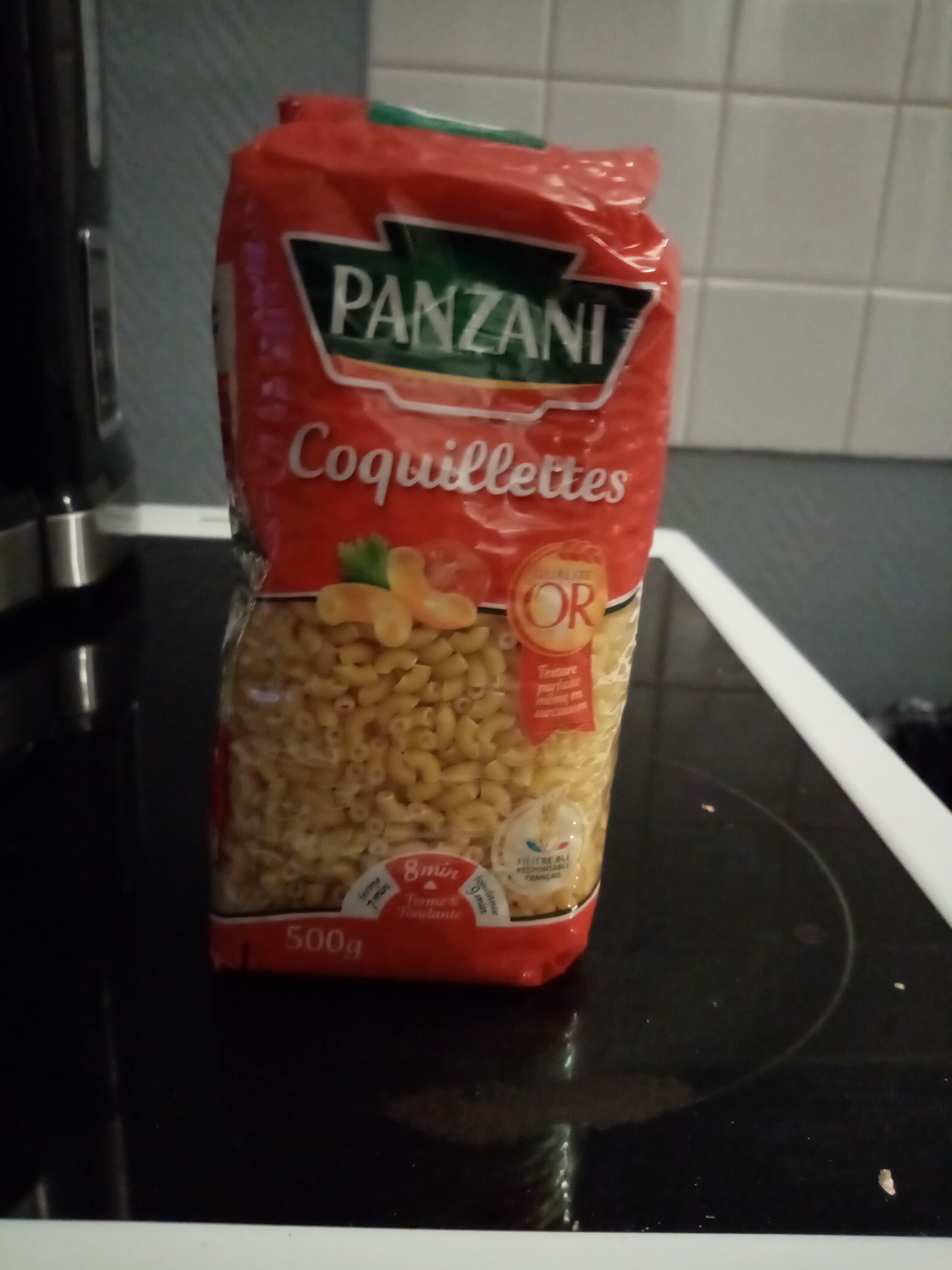 Panzani Pates coquillettes 500g x packshot