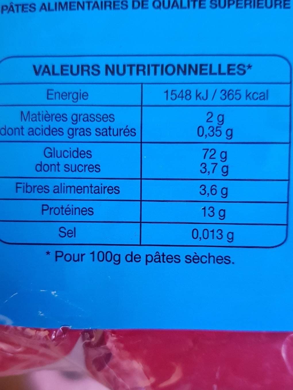 Panzani Pates coquillettes 500g x packshot