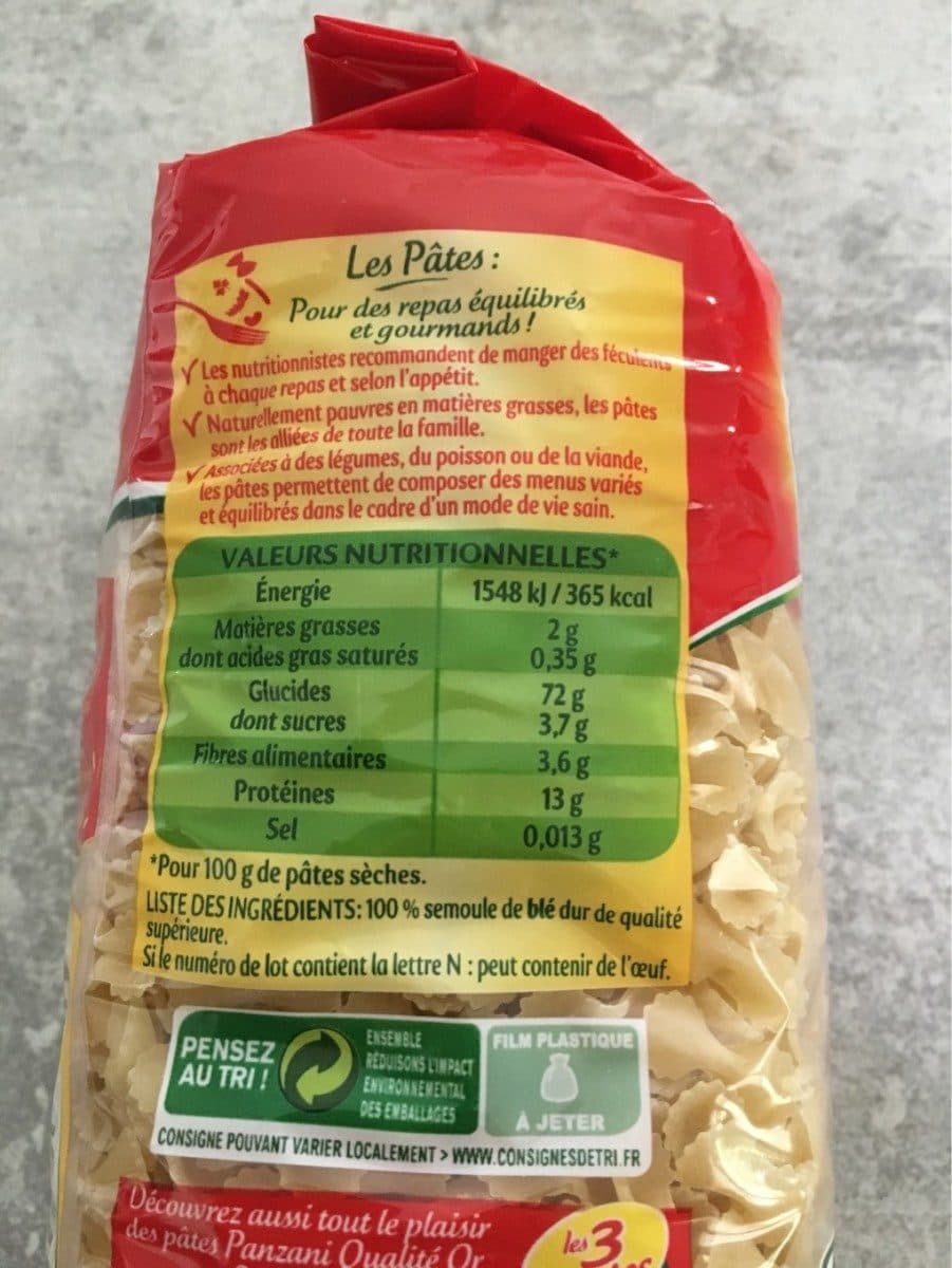 Panzani Panzani petits paniers 500g packshot