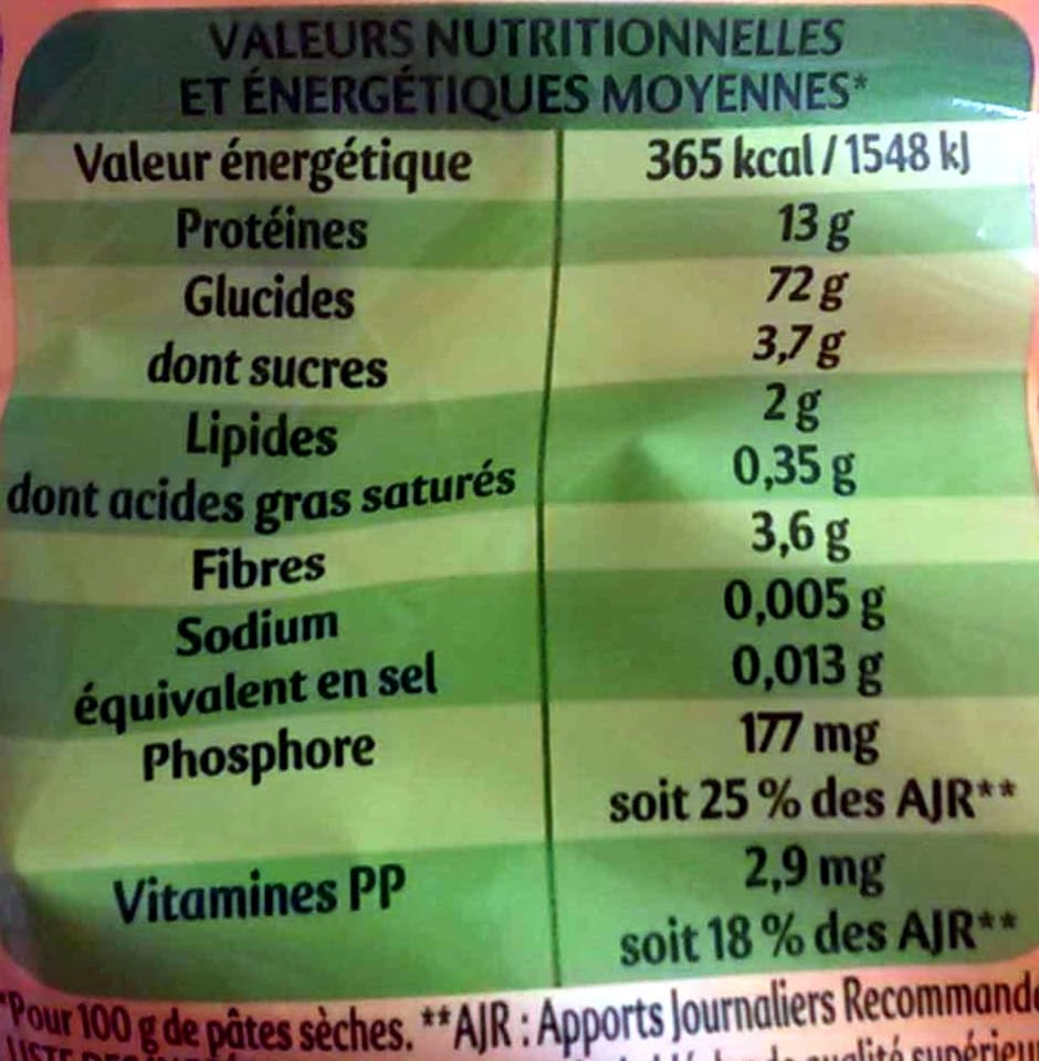 Panzani Panzani nouilles fines 1kg packshot